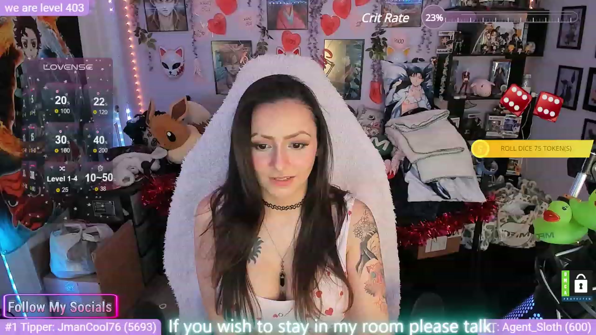 Gallery image thumbnail from Alyx_Singer's myfreecams stream on, 02/12/2024, 21:54 image 9 of 20