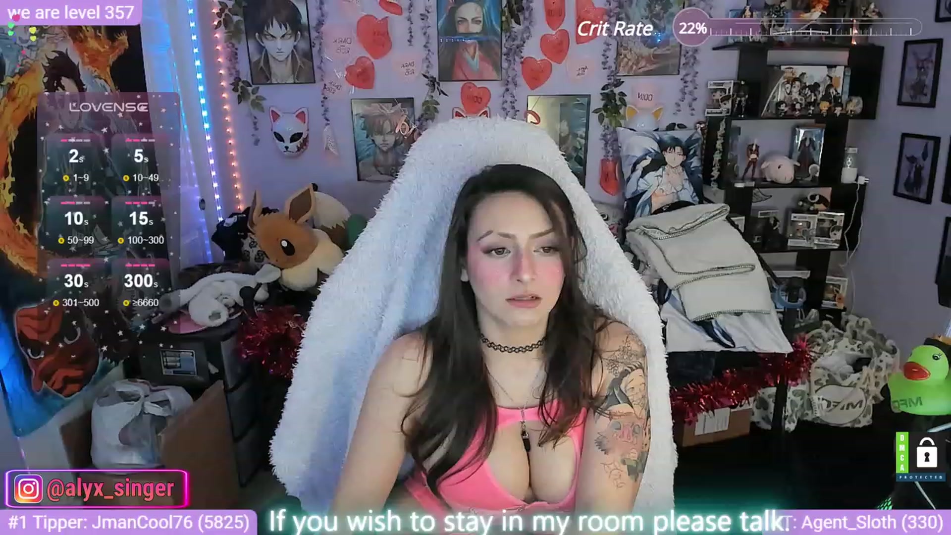 Gallery image thumbnail from Alyx_Singer's myfreecams stream on, 02/15/2024, 22:38 image 12 of 20