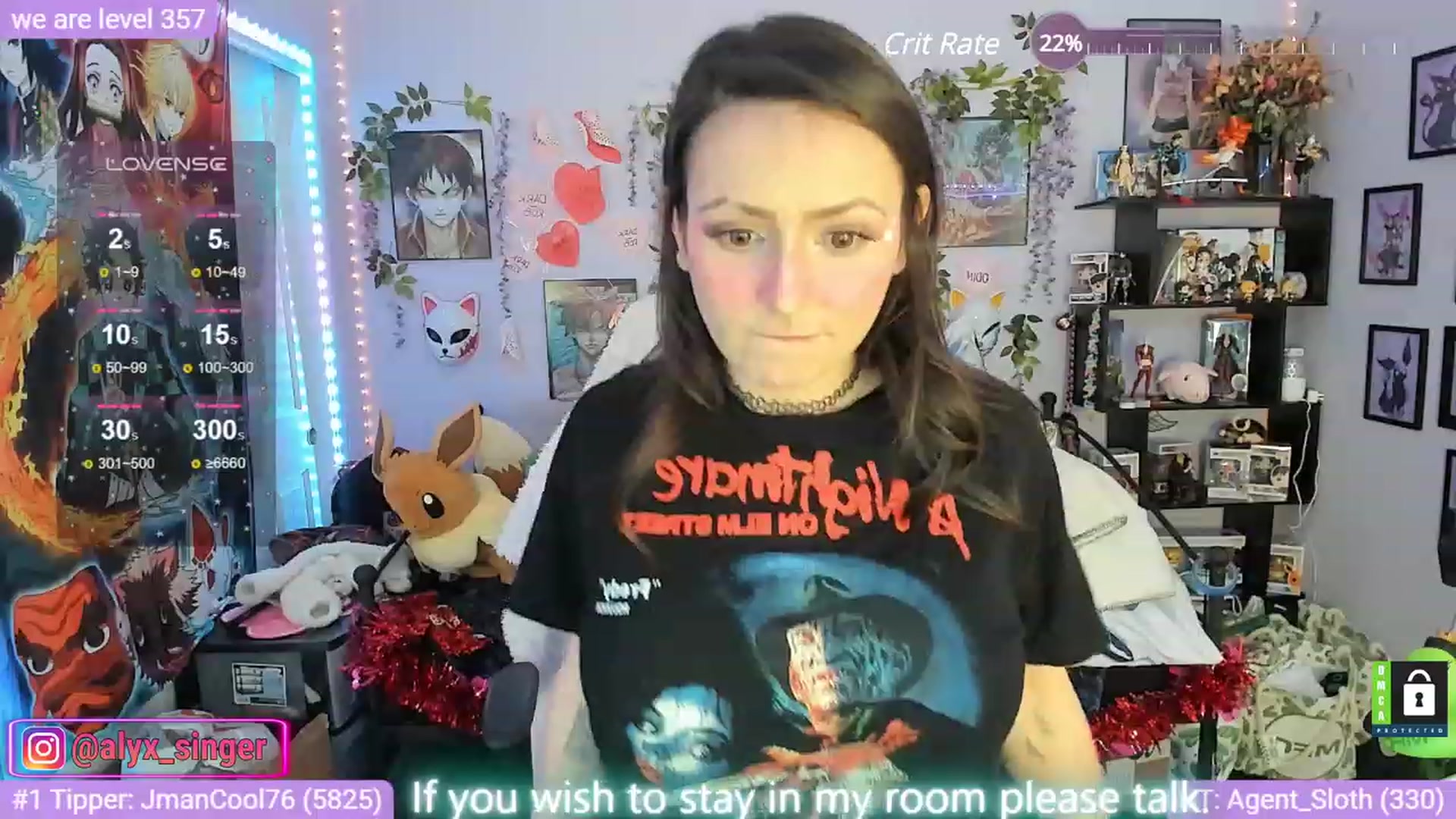 Gallery image thumbnail from Alyx_Singer's myfreecams stream on, 02/15/2024, 22:38 image 20 of 20