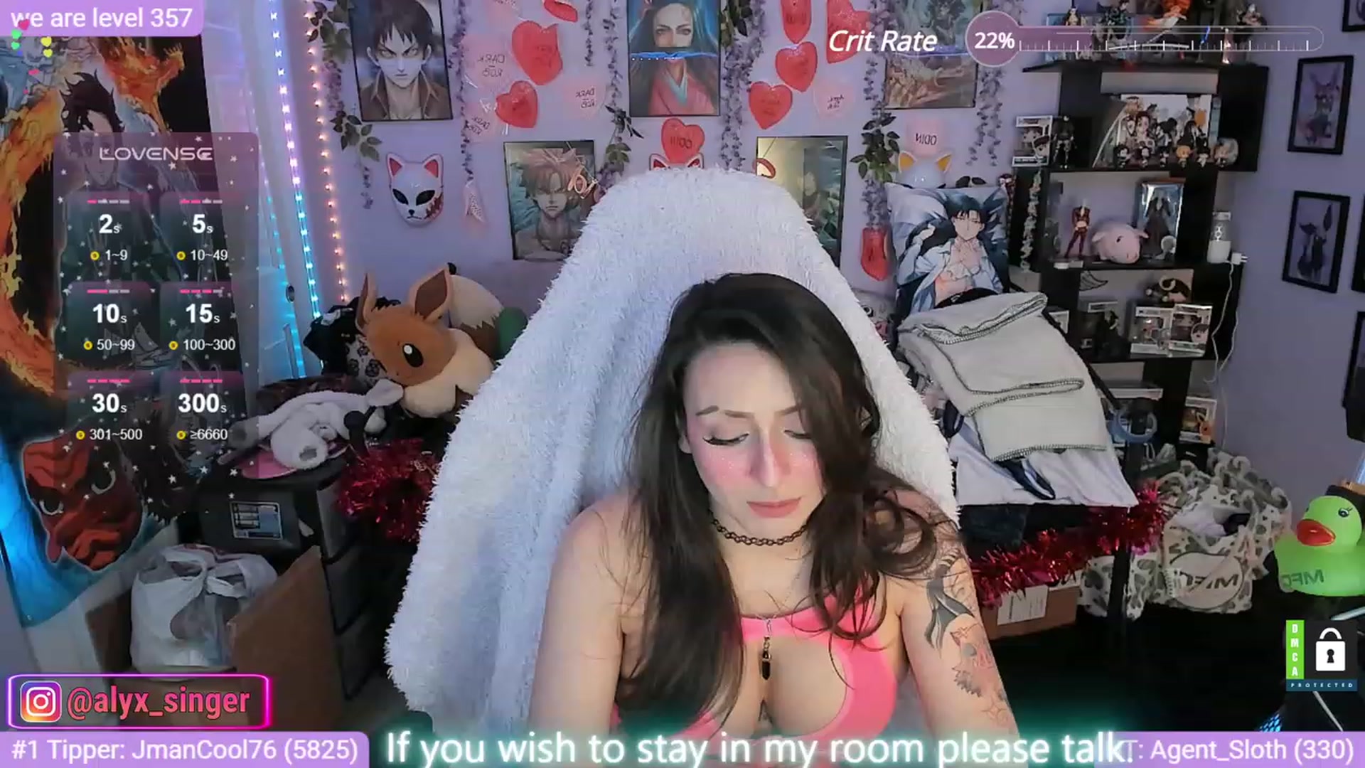 Gallery image thumbnail from Alyx_Singer's myfreecams stream on, 02/15/2024, 22:38 image 4 of 20