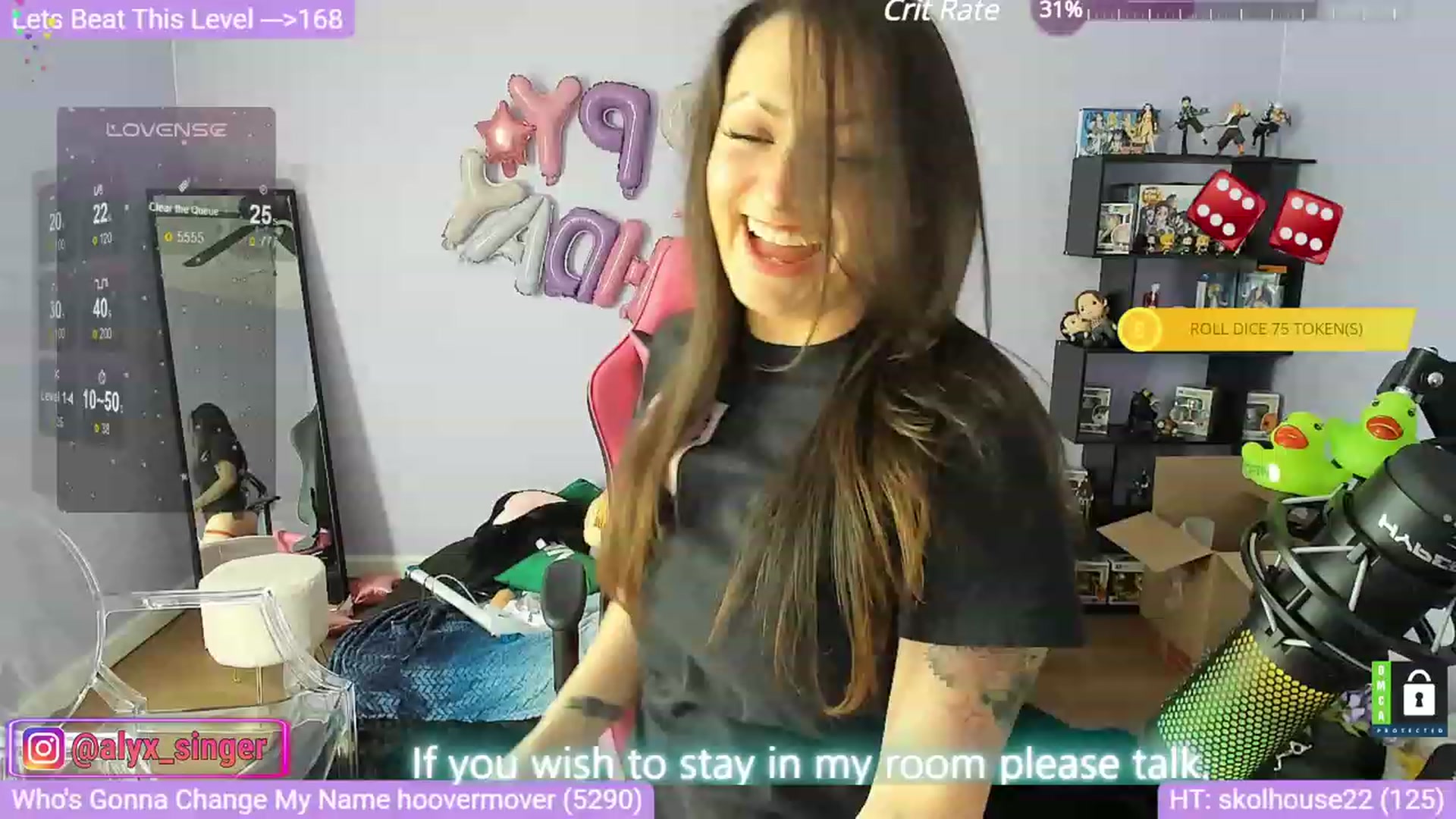 Gallery image thumbnail from Alyx_Singer's myfreecams stream on, 03/04/2024, 18:42 image 18 of 20