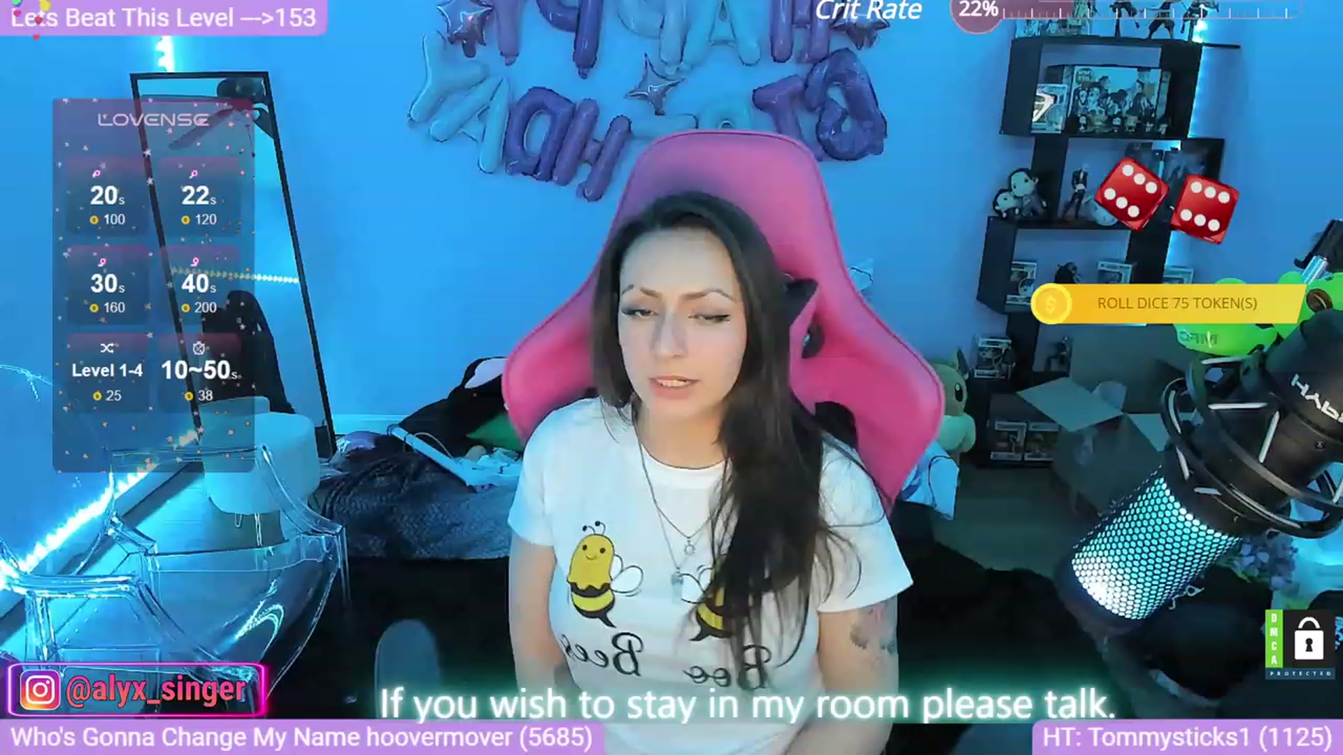 Gallery image thumbnail from Alyx_Singer's myfreecams stream on, 03/05/2024, 06:02 image 9 of 20