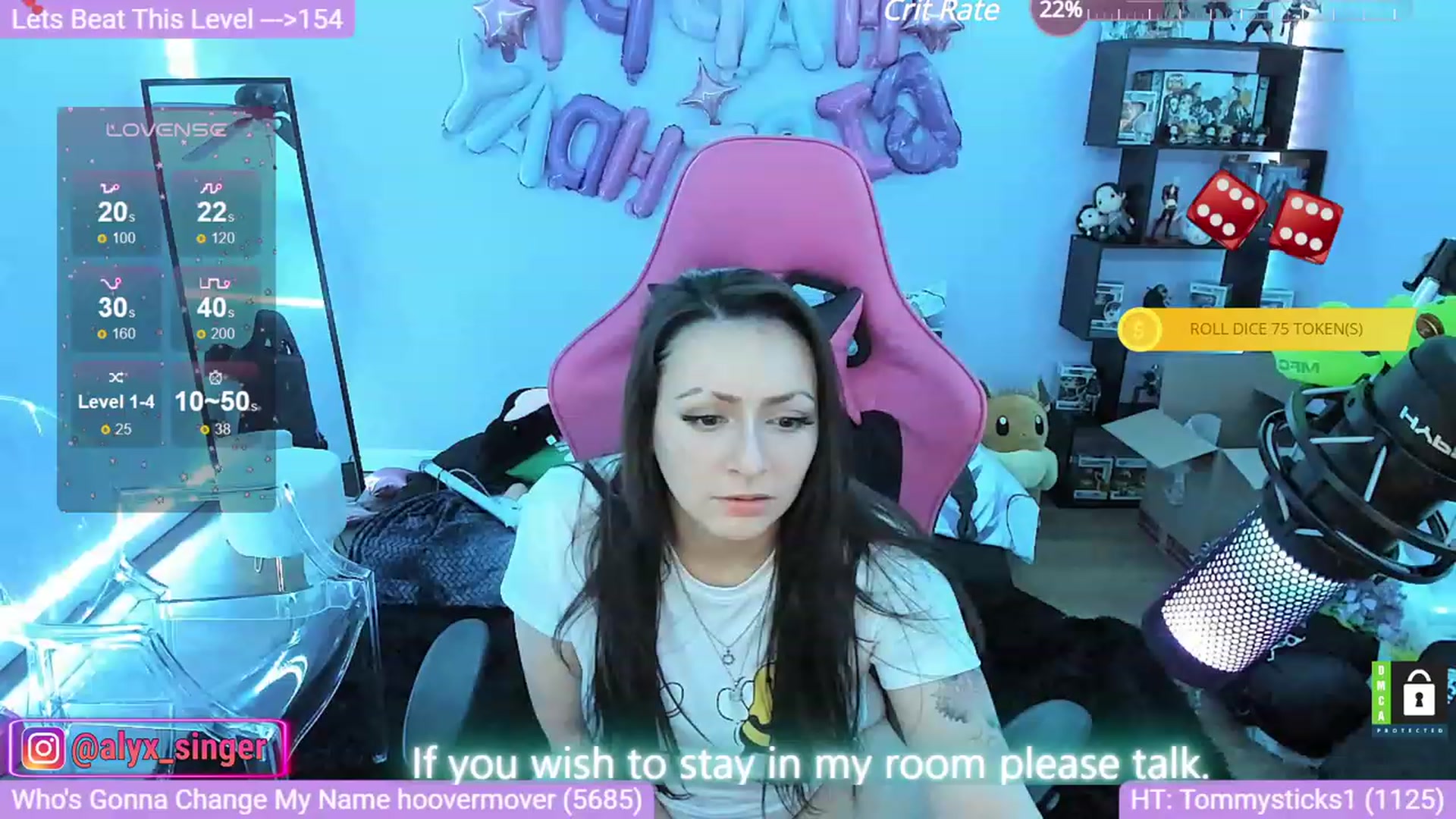 Gallery image thumbnail from Alyx_Singer's myfreecams stream on, 03/05/2024, 06:02 image 12 of 20