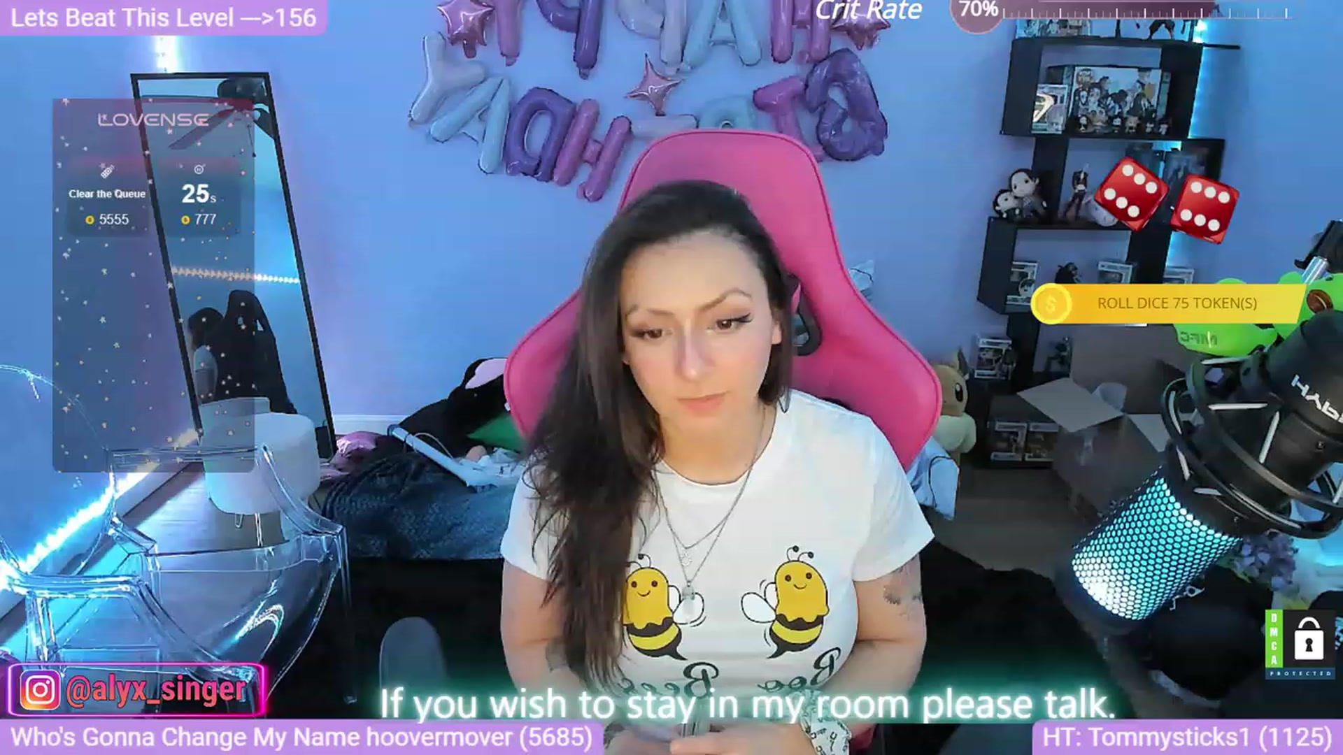 Gallery image thumbnail from Alyx_Singer's myfreecams stream on, 03/05/2024, 06:02 image 2 of 20
