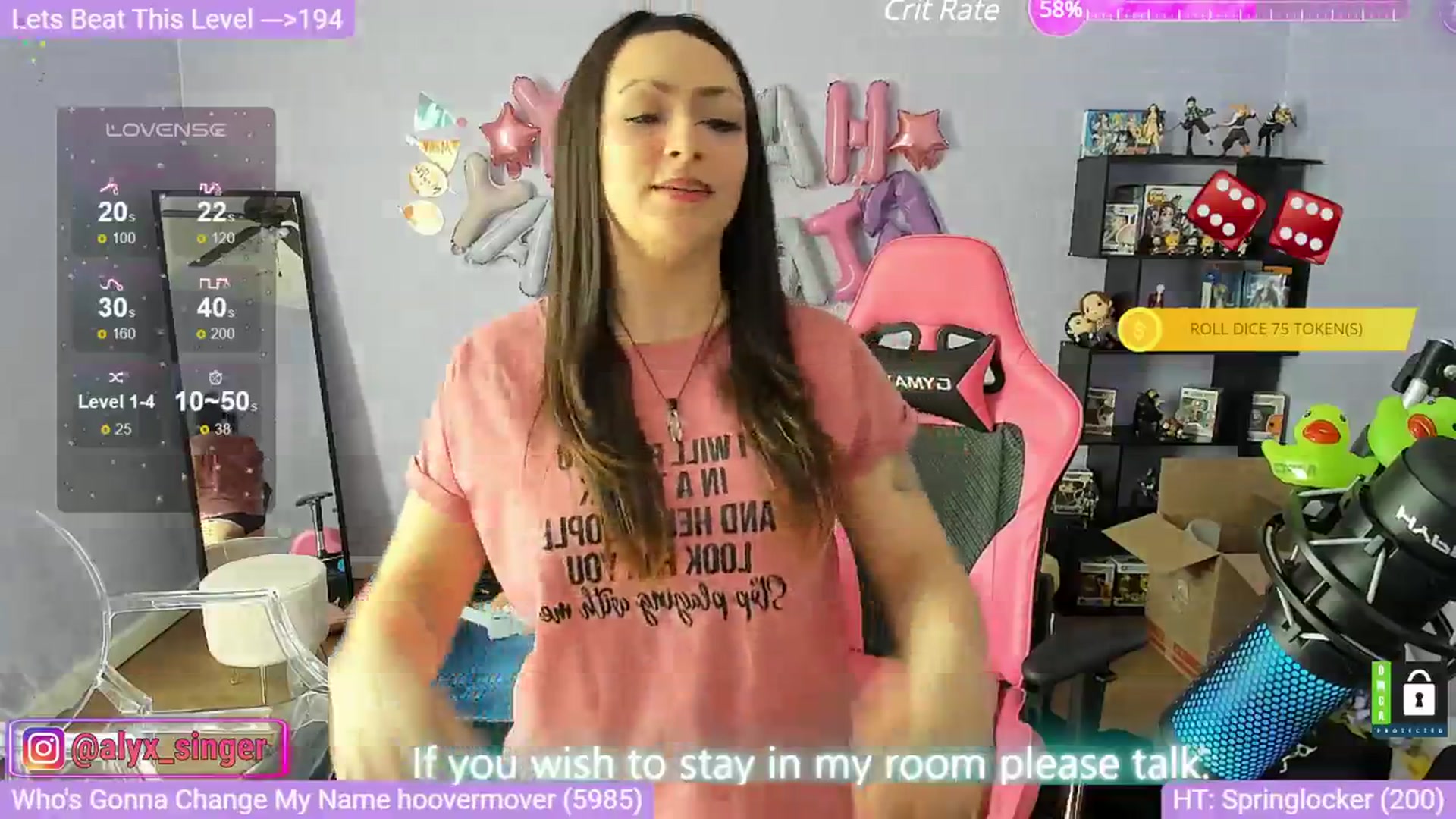 Gallery image thumbnail from Alyx_Singer's myfreecams stream on, 03/07/2024, 20:31 image 10 of 20