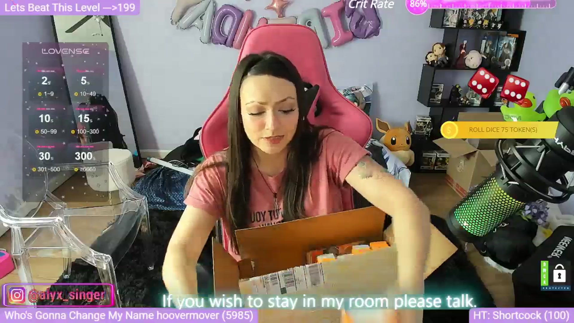 Gallery image thumbnail from Alyx_Singer's myfreecams stream on, 03/07/2024, 20:31 image 3 of 20