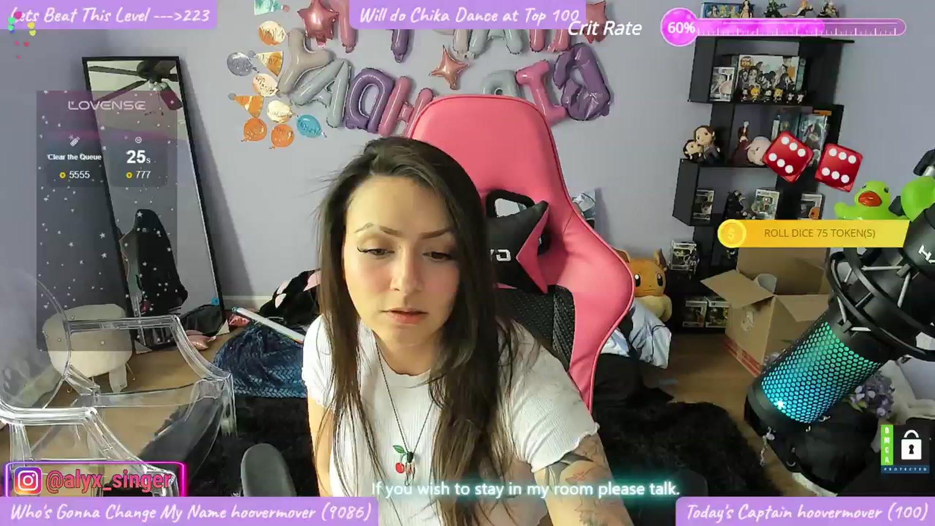Gallery image thumbnail from Alyx_Singer's myfreecams stream on, 03/11/2024, 18:24 image 19 of 20