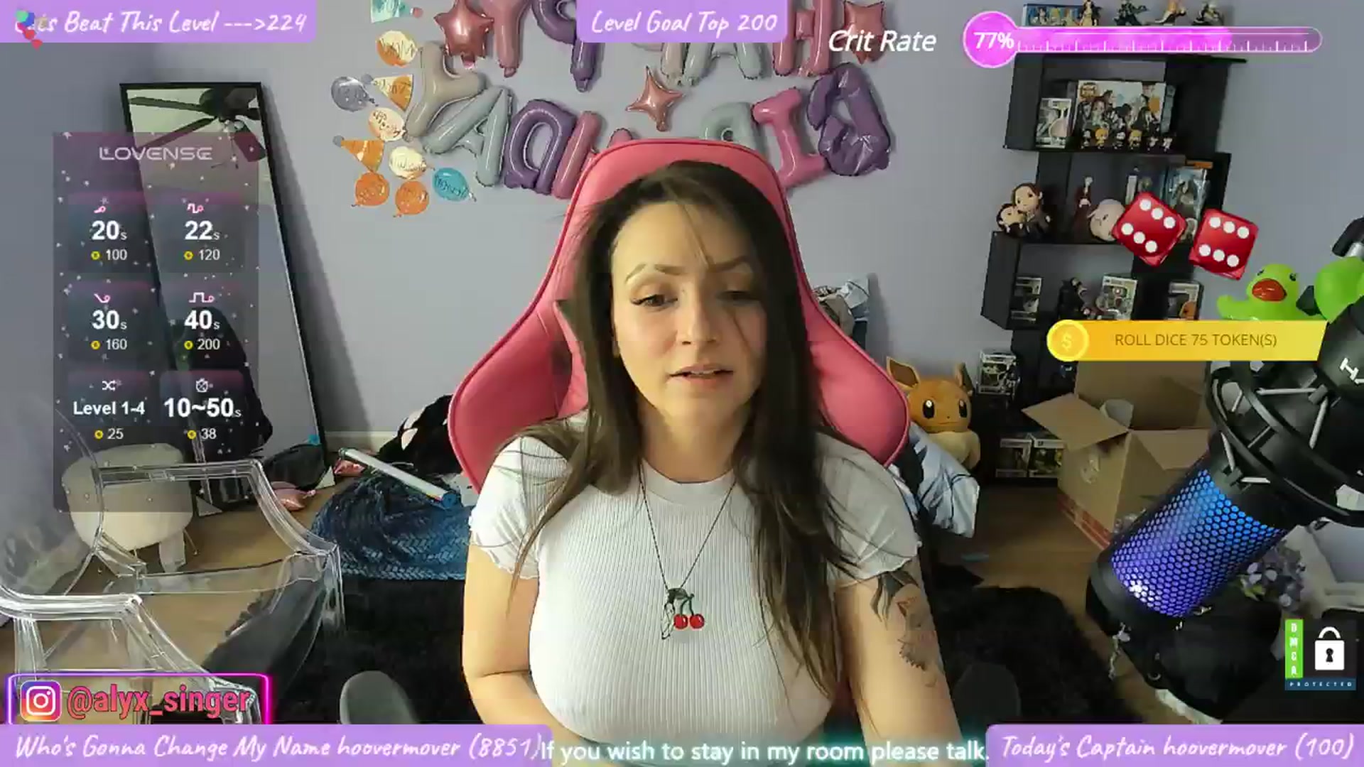 Gallery image thumbnail from Alyx_Singer's myfreecams stream on, 03/11/2024, 18:24 image 12 of 20