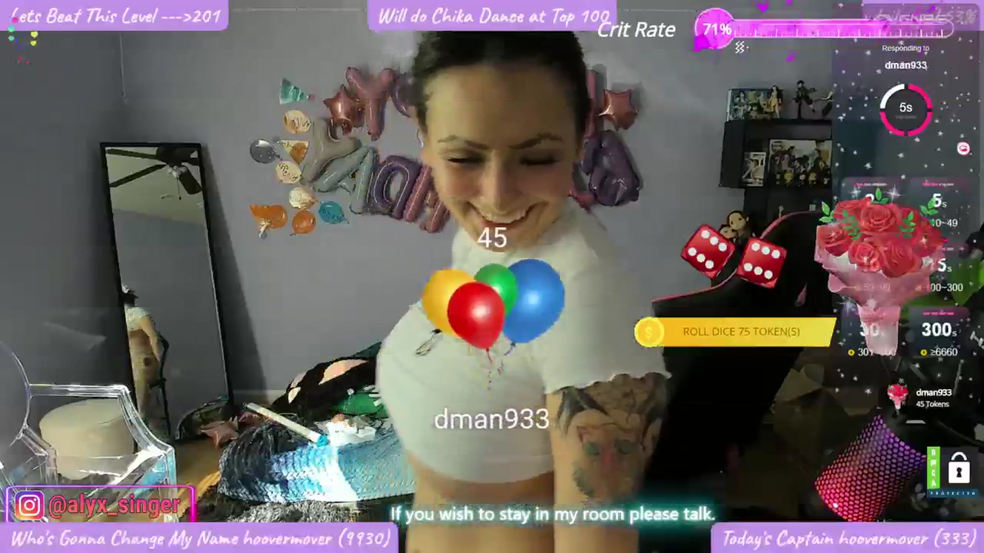 Gallery image thumbnail from Alyx_Singer's myfreecams stream on, 03/11/2024, 22:03 image 9 of 20