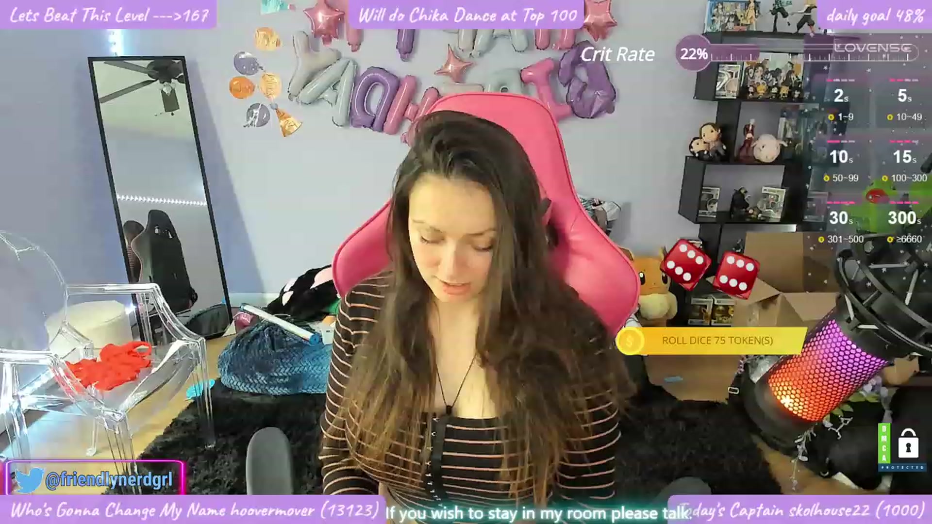 Gallery image thumbnail from Alyx_Singer's myfreecams stream on, 03/15/2024, 21:40 image 16 of 20