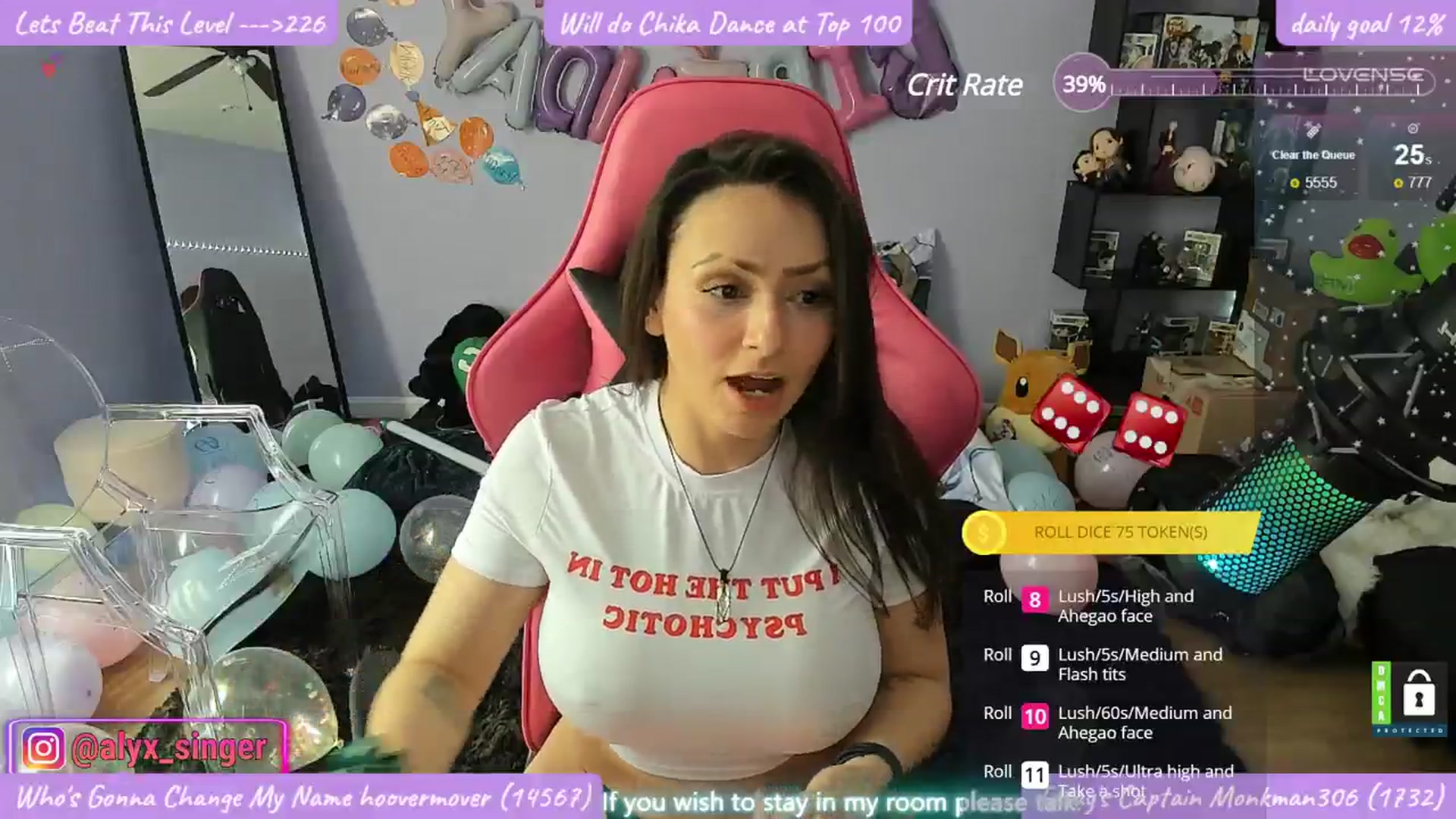 Gallery image thumbnail from Alyx_Singer's myfreecams stream on, 03/18/2024, 21:08 image 13 of 20