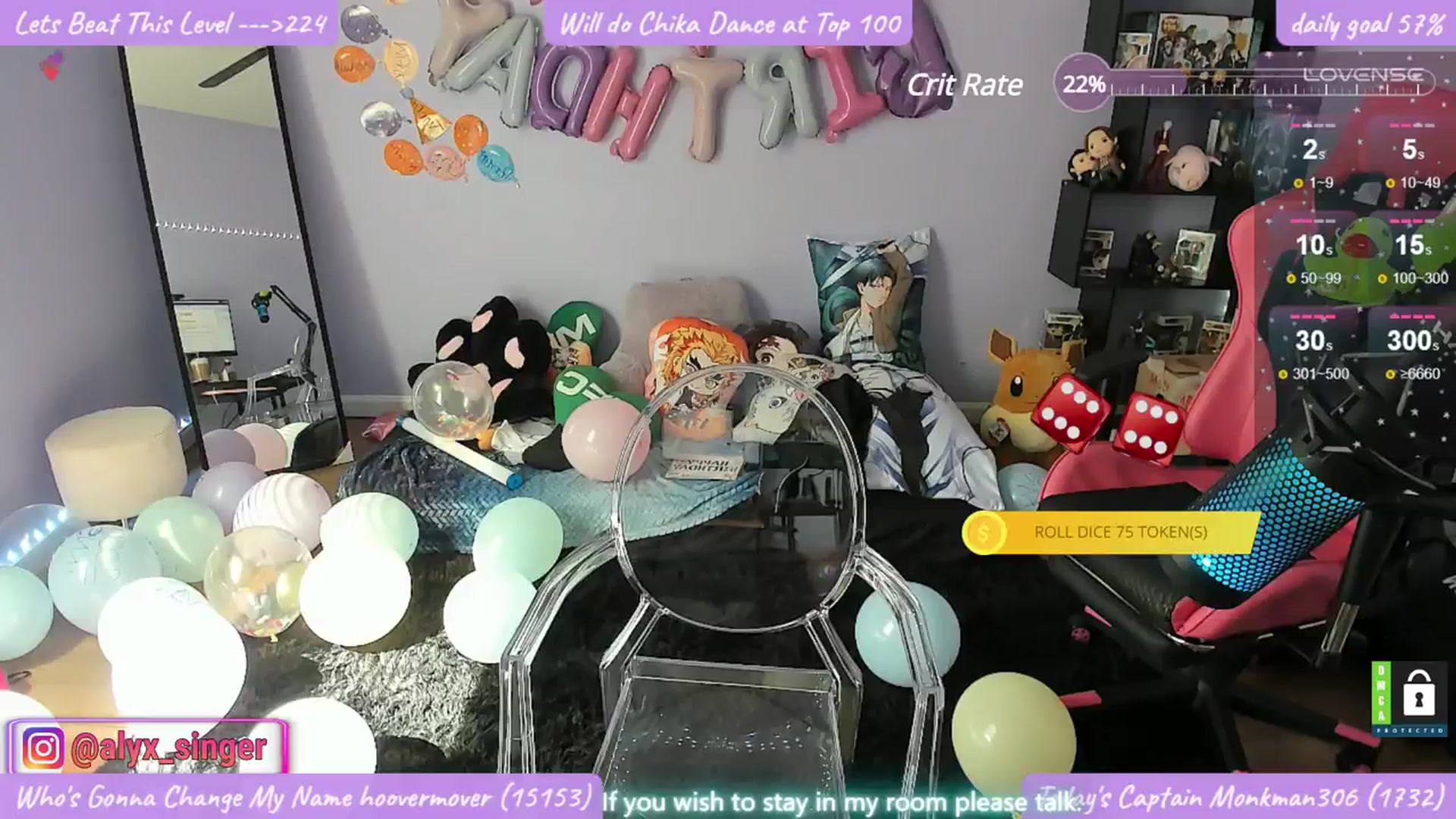 Gallery image thumbnail from Alyx_Singer's myfreecams stream on, 03/18/2024, 21:08 image 20 of 20