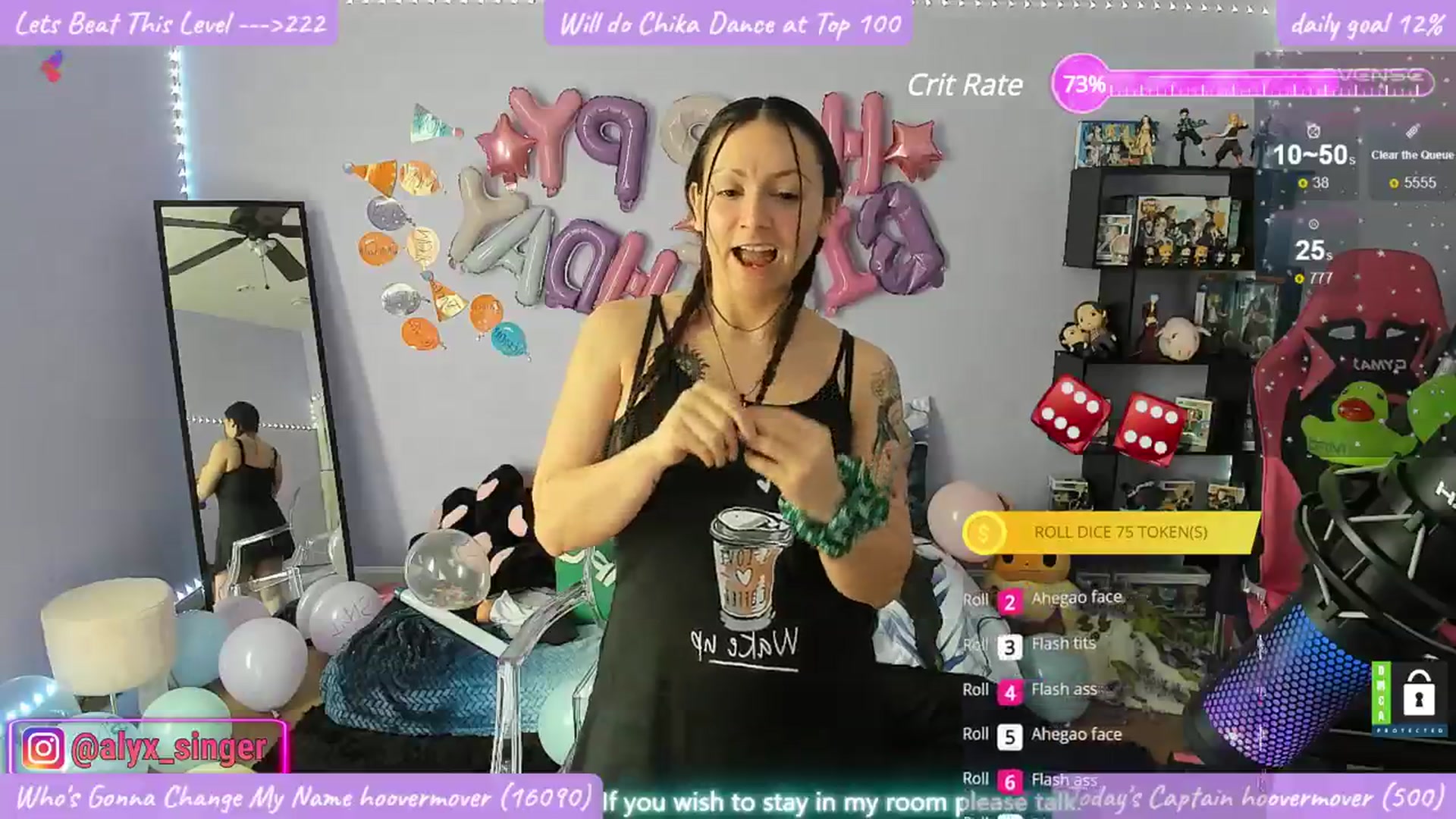 Gallery image thumbnail from Alyx_Singer's myfreecams stream on, 03/19/2024, 18:14 image 17 of 20