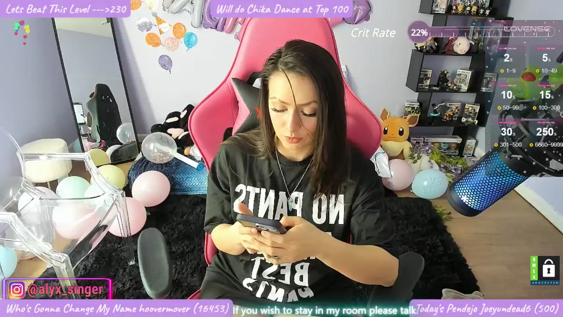Gallery image thumbnail from Alyx_Singer's myfreecams stream on, 03/20/2024, 17:25 image 20 of 20