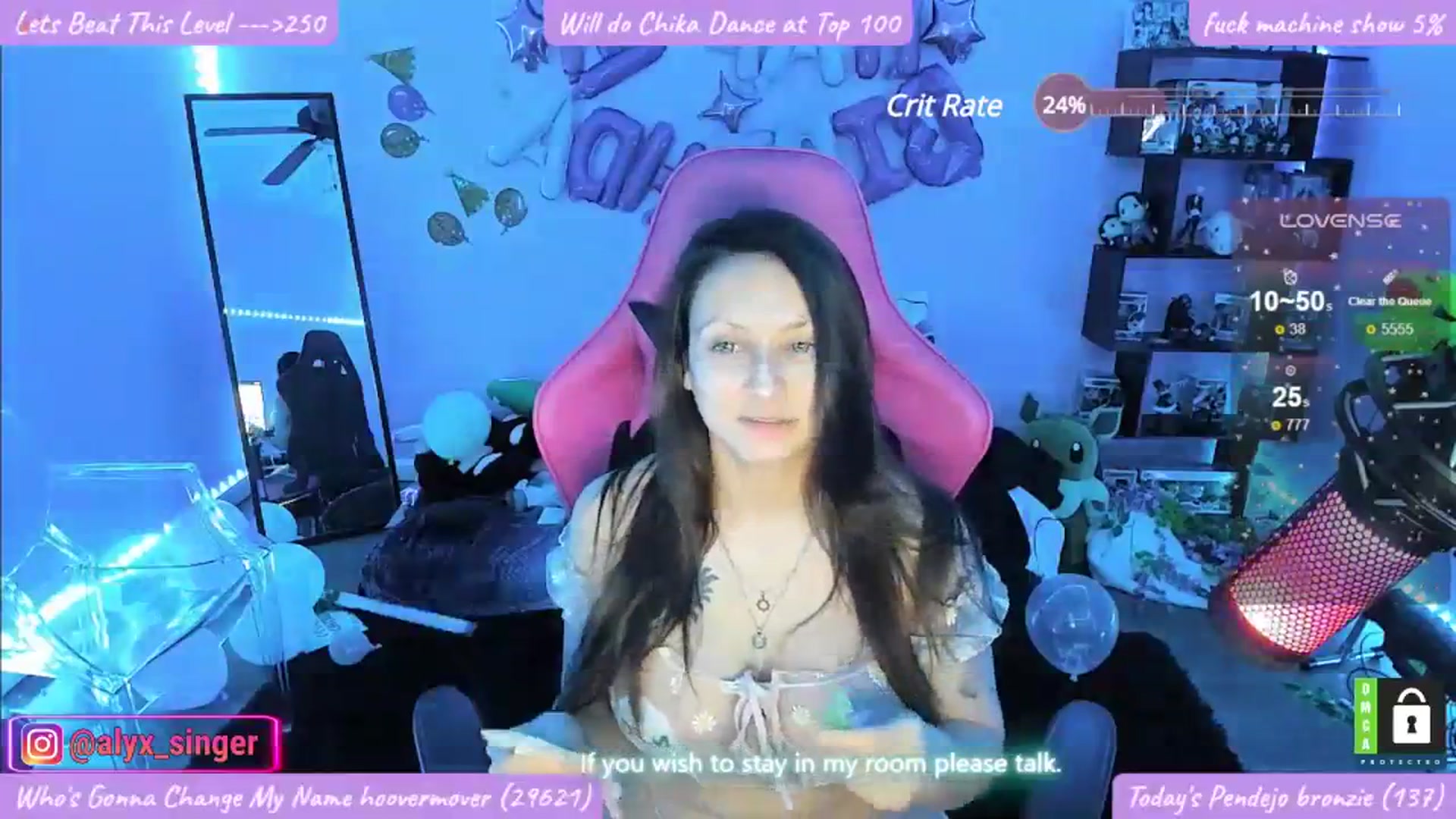 Gallery image thumbnail from Alyx_Singer's myfreecams stream on, 04/01/2024, 04:33 image 11 of 20