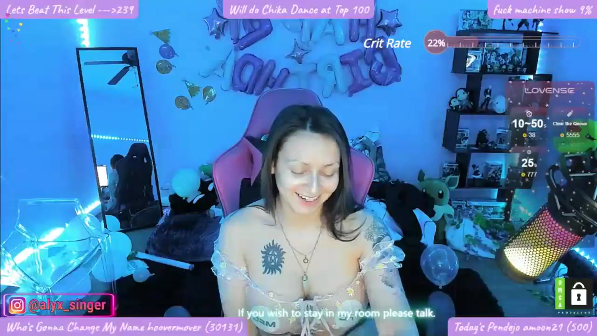 Gallery image thumbnail from Alyx_Singer's myfreecams stream on, 04/01/2024, 07:15 image 8 of 20
