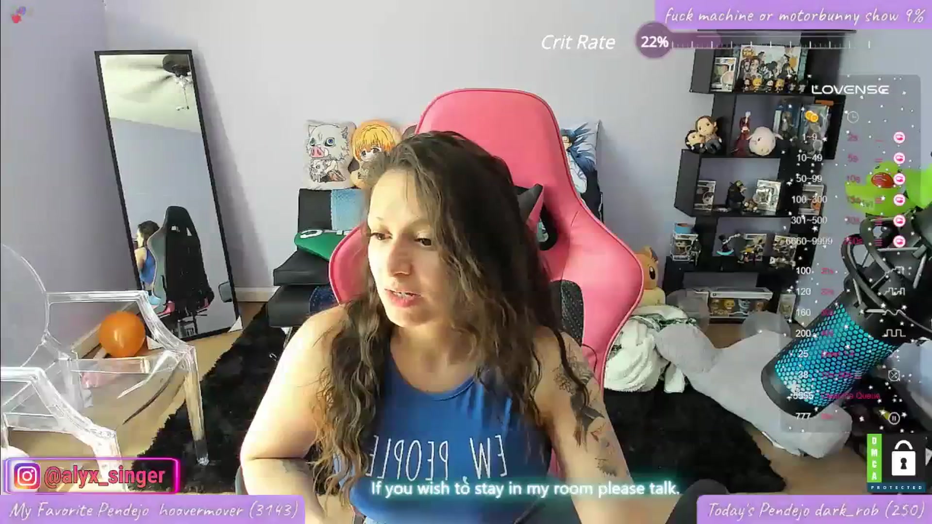 Gallery image thumbnail from Alyx_Singer's myfreecams stream on, 04/12/2024, 19:18 image 12 of 20