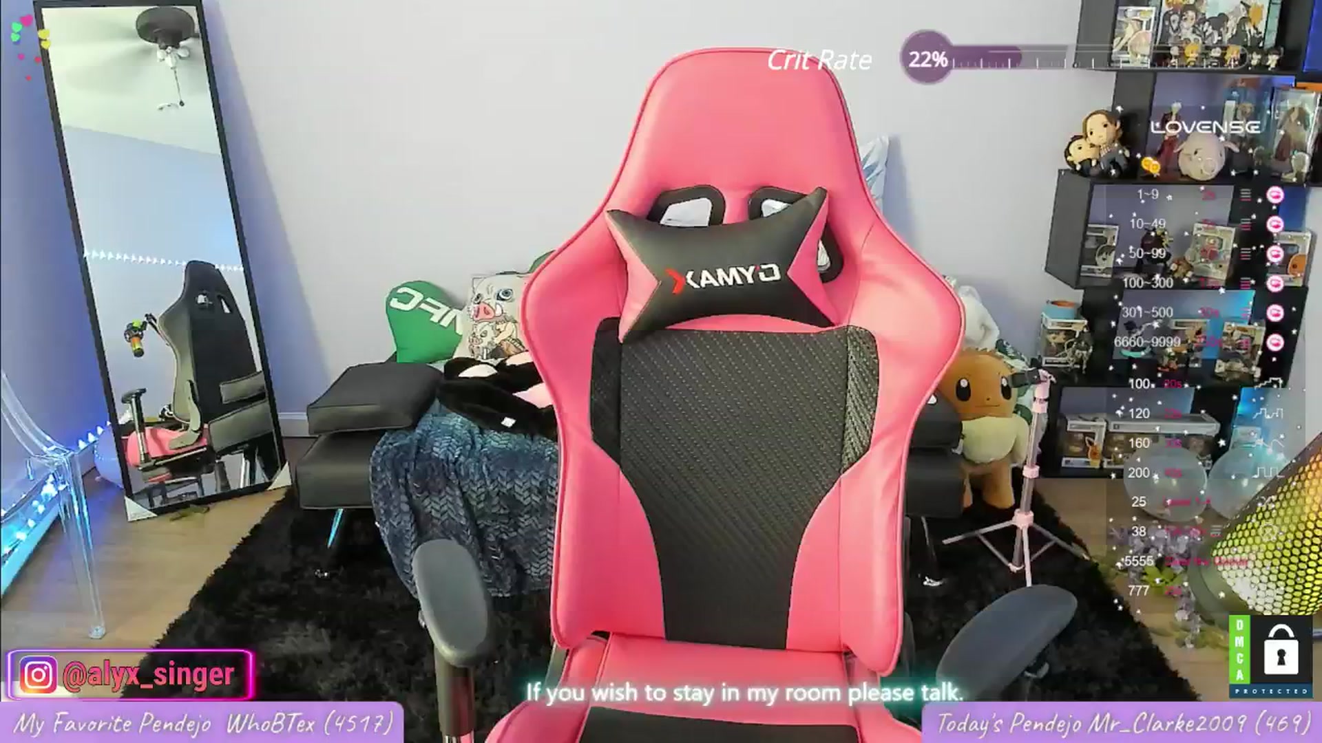 Gallery image thumbnail from Alyx_Singer's myfreecams stream on, 04/23/2024, 19:36 image 7 of 20
