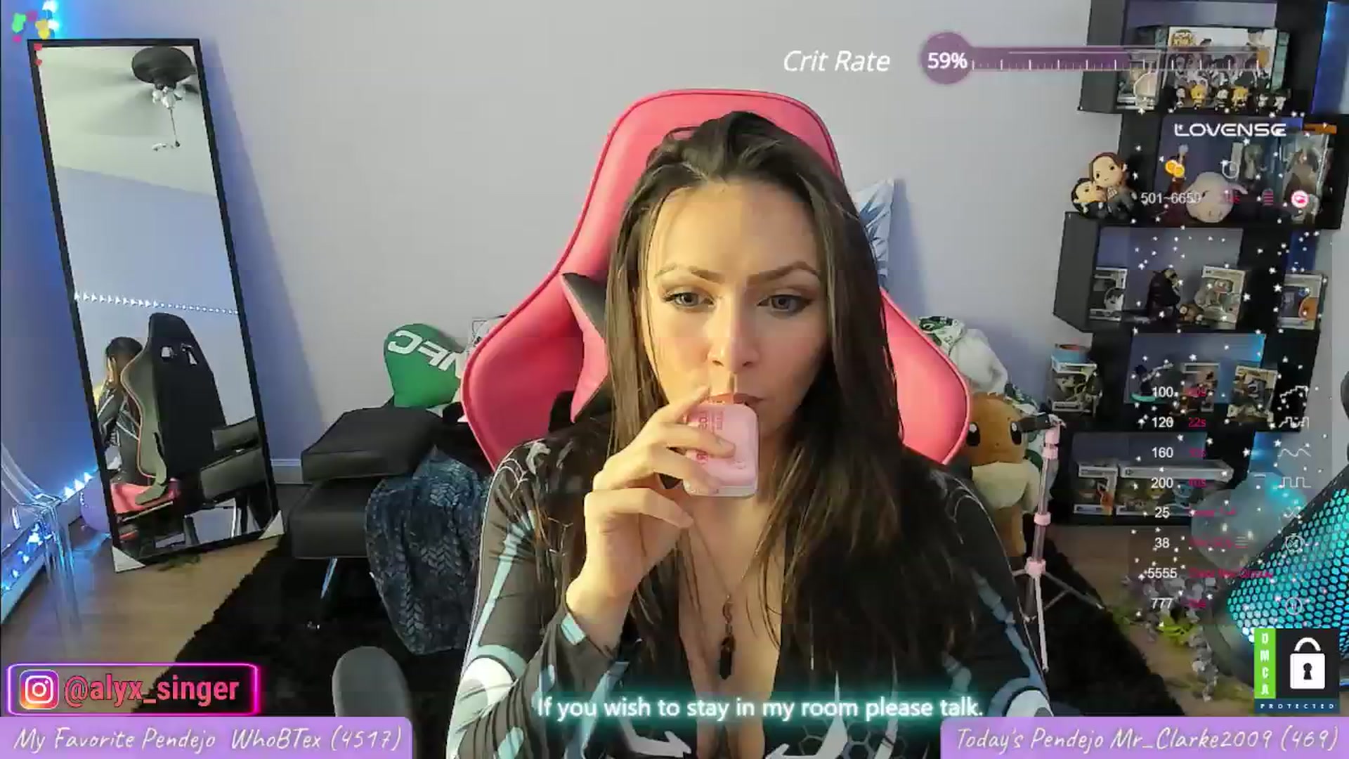 Gallery image thumbnail from Alyx_Singer's myfreecams stream on, 04/23/2024, 19:36 image 12 of 20