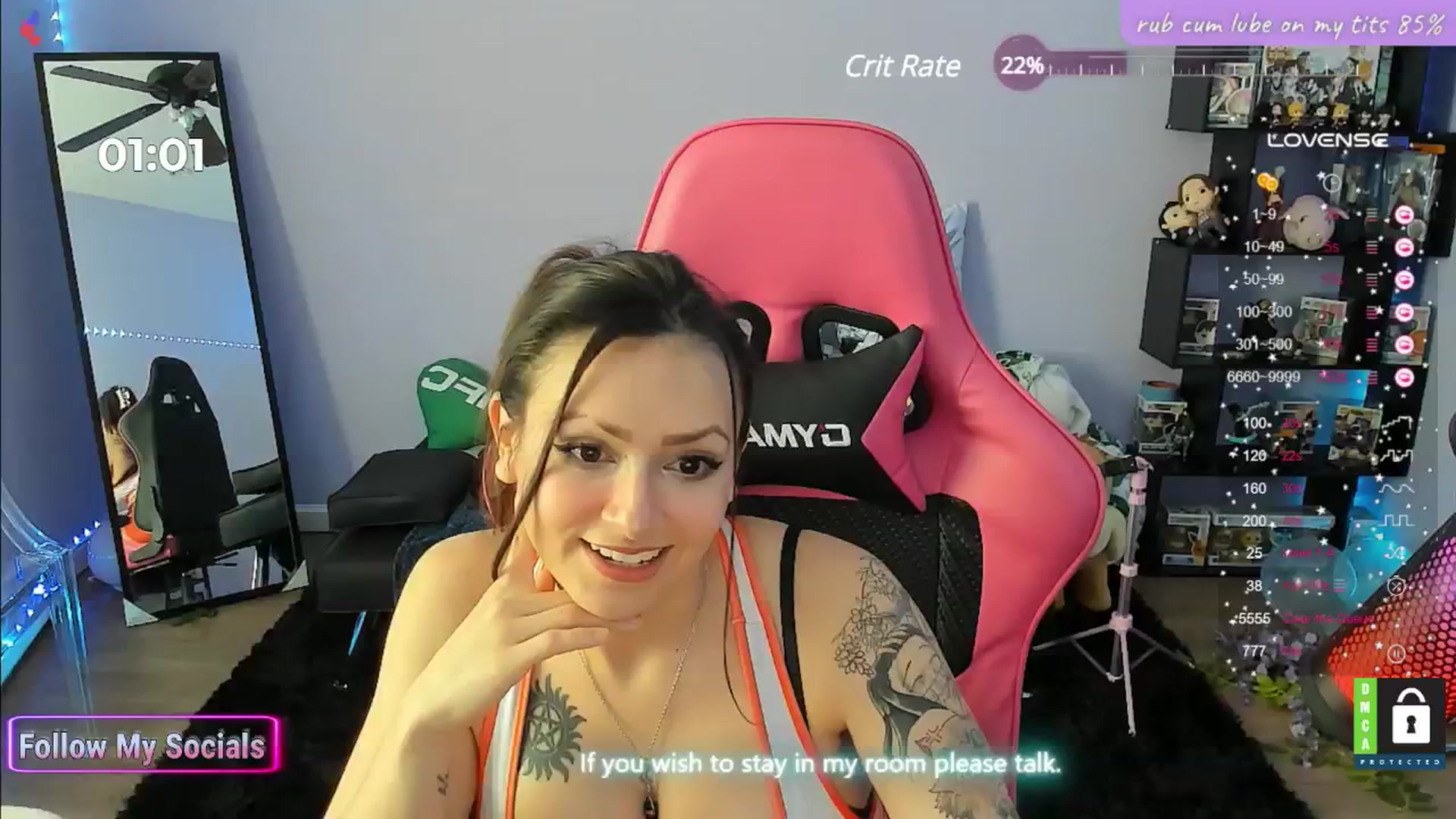 Gallery image thumbnail from Alyx_Singer's myfreecams stream on, 04/24/2024, 19:13 image 5 of 20