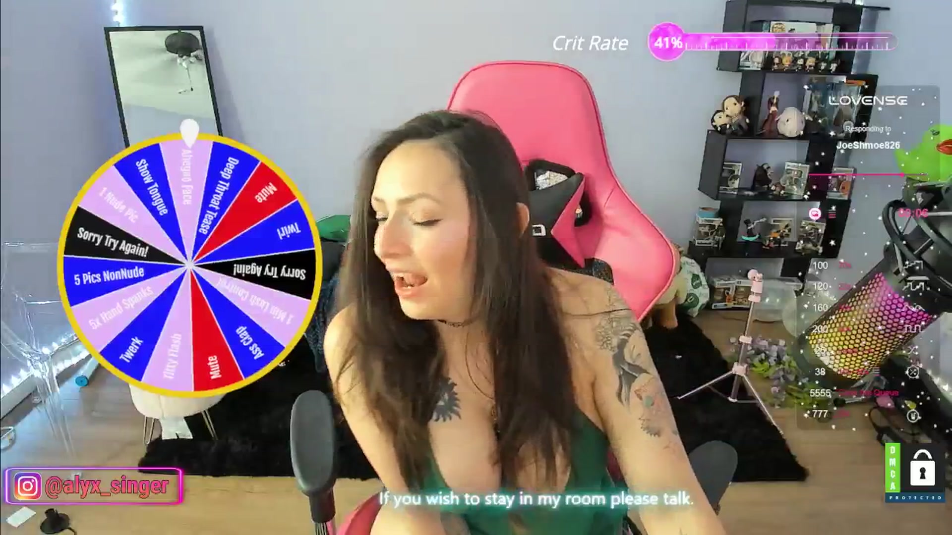 Gallery image thumbnail from Alyx_Singer's myfreecams stream on, 04/29/2024, 18:11 image 13 of 20