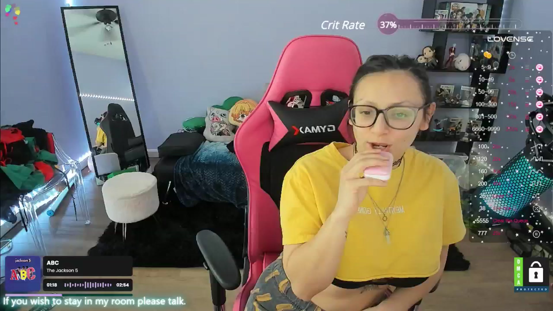 Gallery image thumbnail from Alyx_Singer's myfreecams stream on, 05/10/2024, 21:30 image 18 of 20