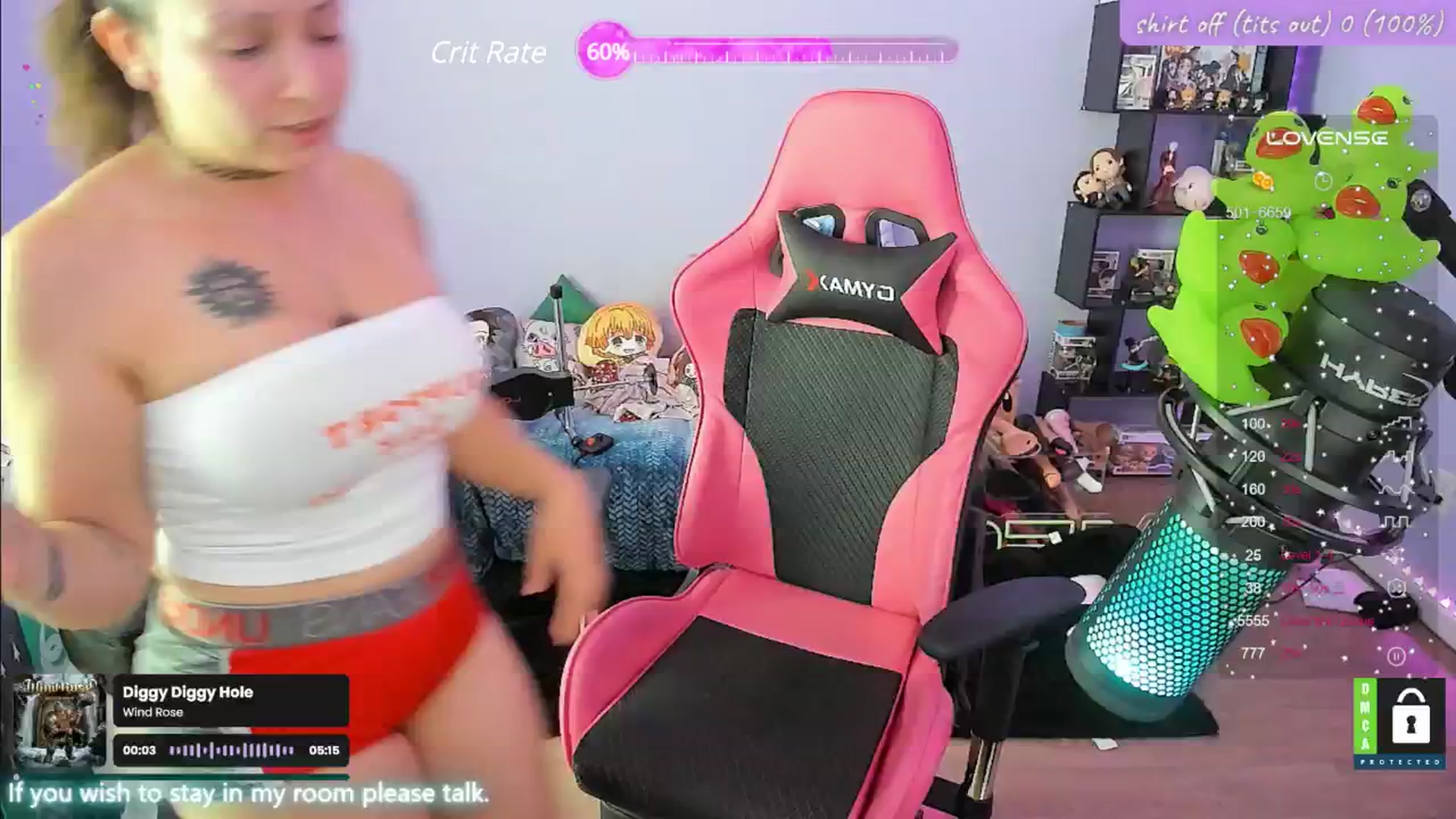 Gallery image thumbnail from Alyx_Singer's myfreecams stream on, 06/17/2024, 20:10 image 8 of 20