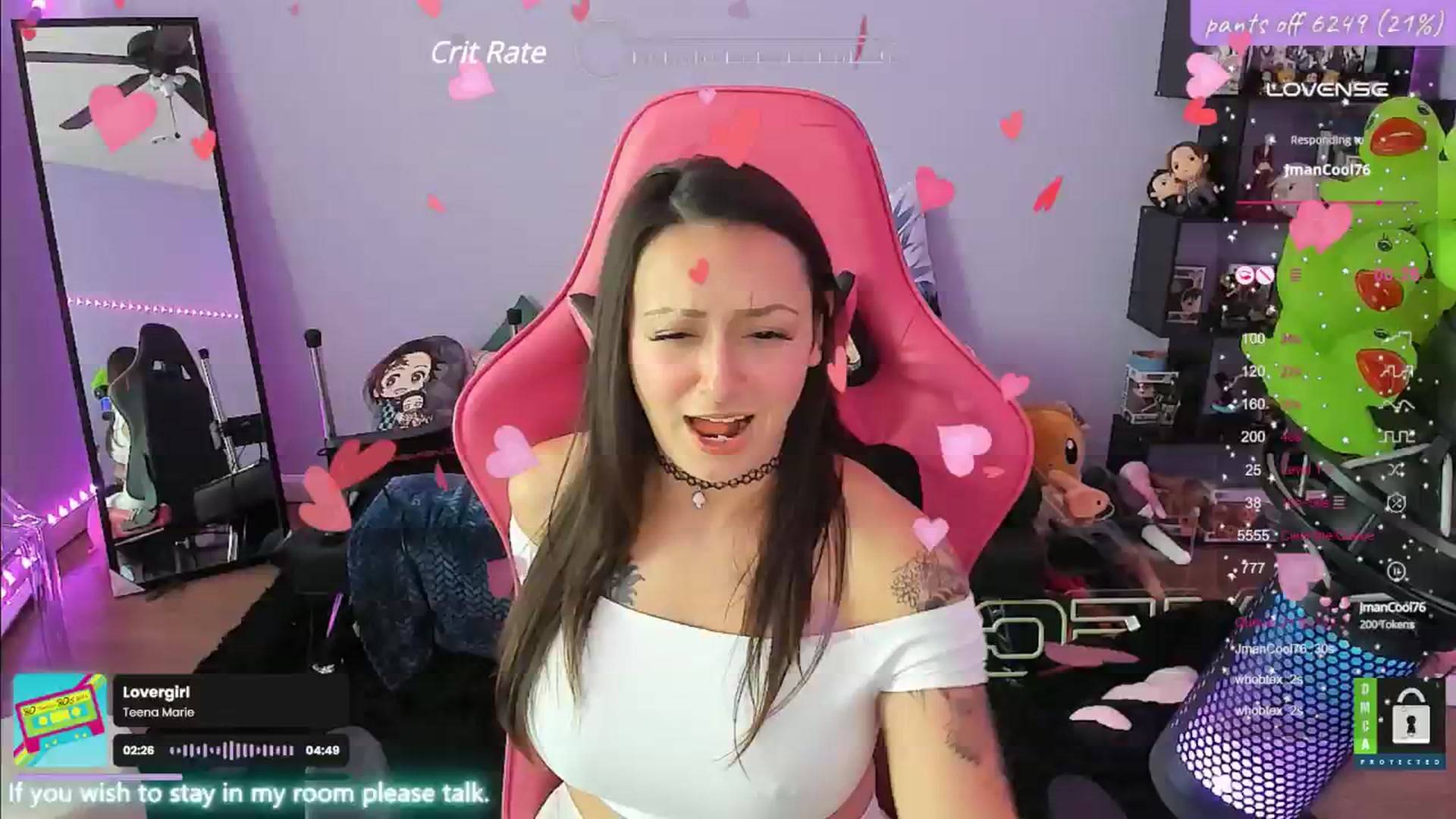 Gallery image thumbnail from Alyx_Singer's myfreecams stream on, 06/19/2024, 18:05 image 14 of 20