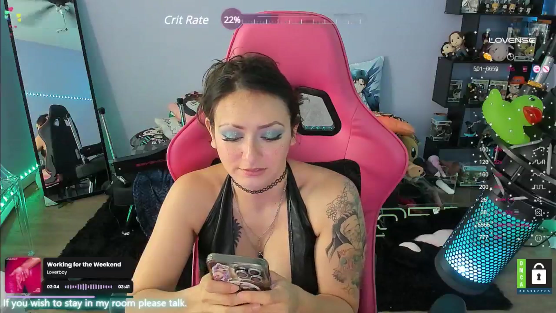 Gallery image thumbnail from Alyx_Singer's myfreecams stream on, 06/24/2024, 20:36 image 16 of 20