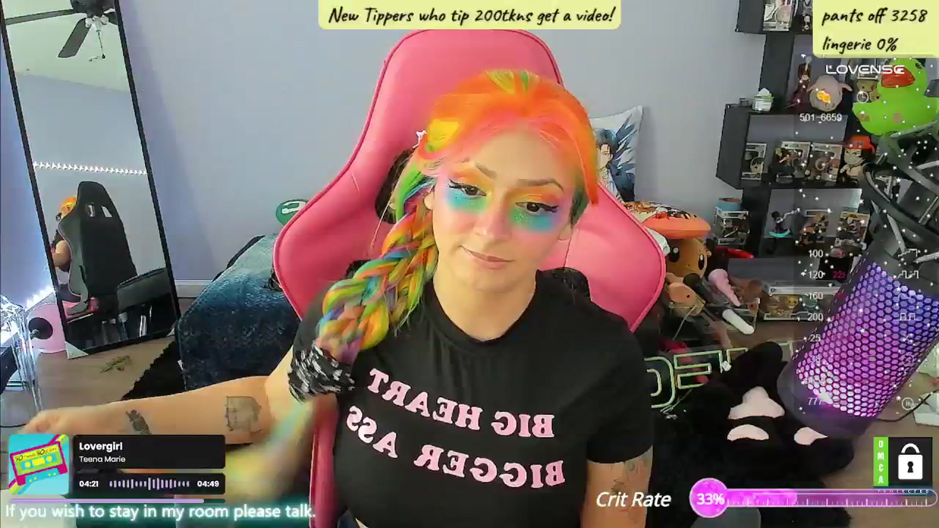 Gallery image thumbnail from Alyx_Singer's myfreecams stream on, 07/01/2024, 17:24 image 9 of 20