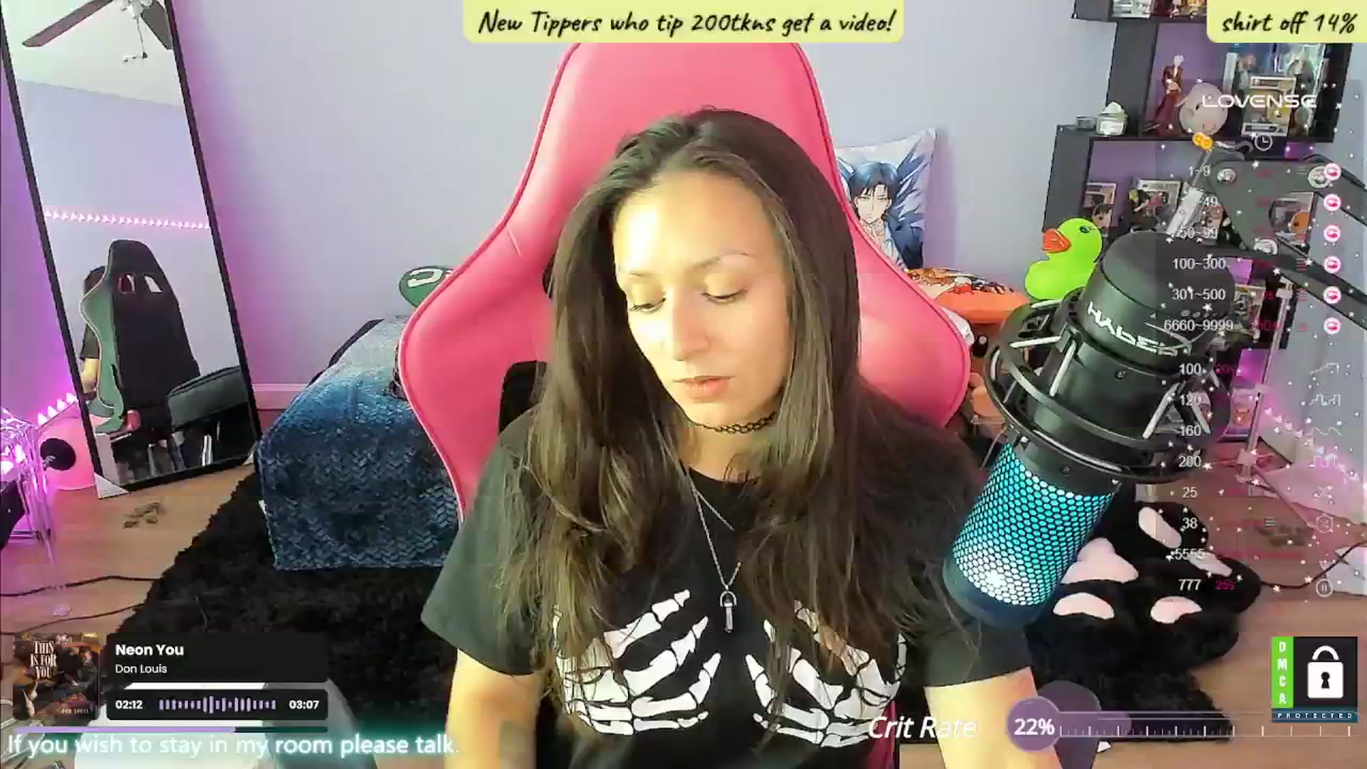 Gallery image thumbnail from Alyx_Singer's myfreecams stream on, 07/08/2024, 19:04 image 5 of 20