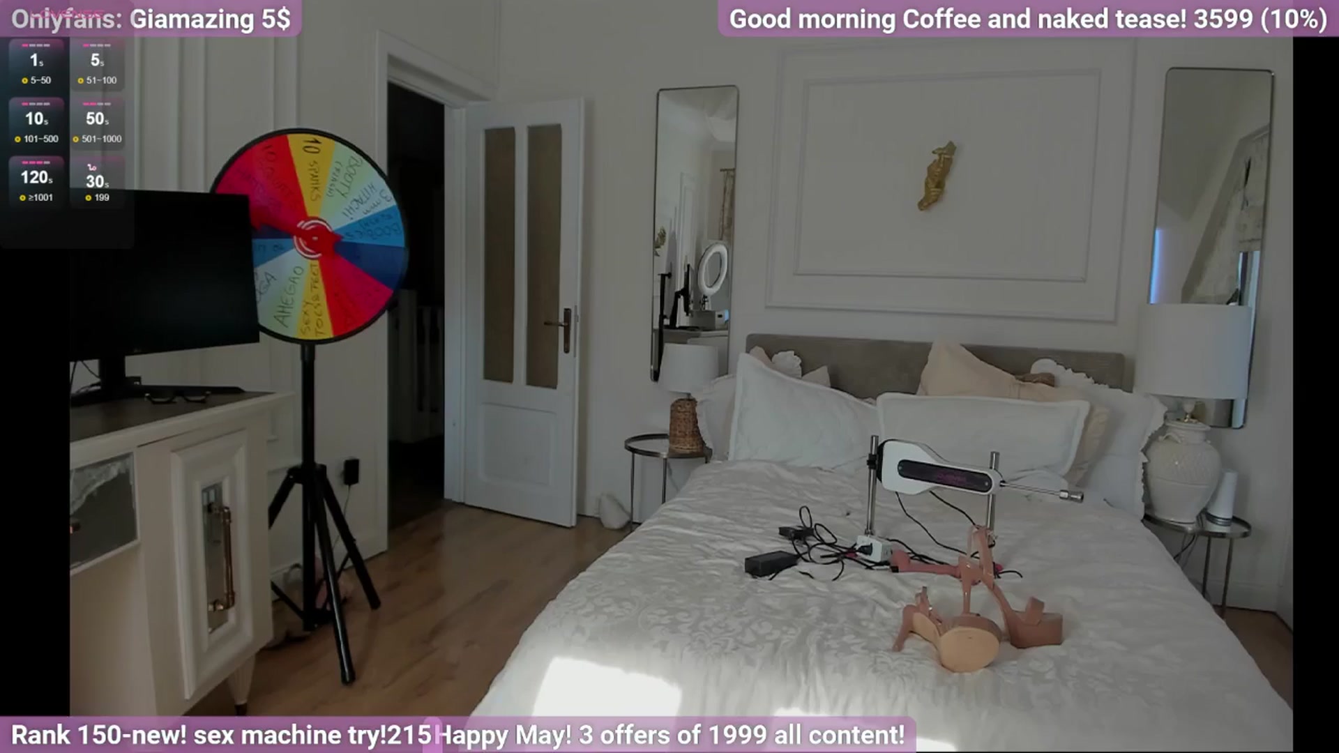 Gallery image thumbnail from AmazingG's myfreecams stream on, 05/25/2024, 14:46 image 10 of 20