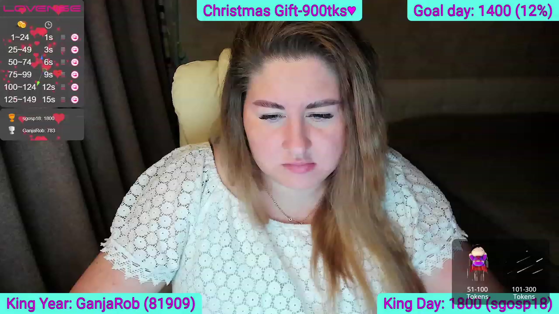 Gallery image thumbnail from Amazing_Alina's myfreecams stream on, 12/24/2022, 23:13 image 16 of 20