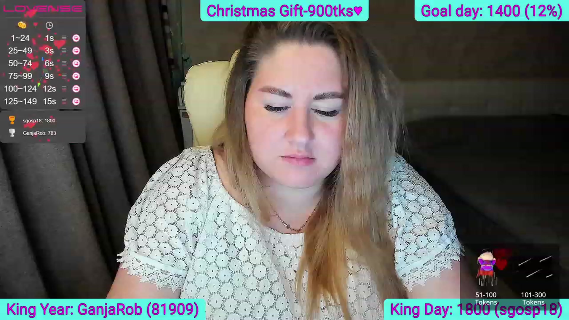 Gallery image thumbnail from Amazing_Alina's myfreecams stream on, 12/24/2022, 23:13 image 17 of 20