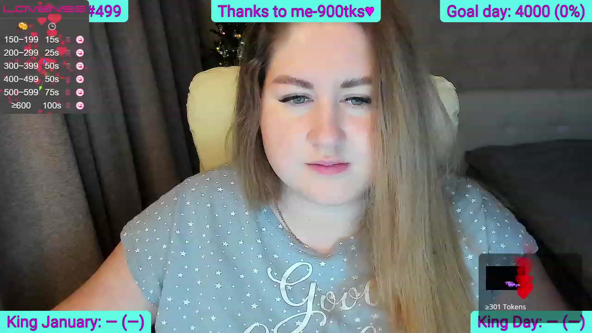 Gallery image thumbnail from Amazing_Alina's myfreecams stream on, 01/01/2023, 22:02 image 1 of 20