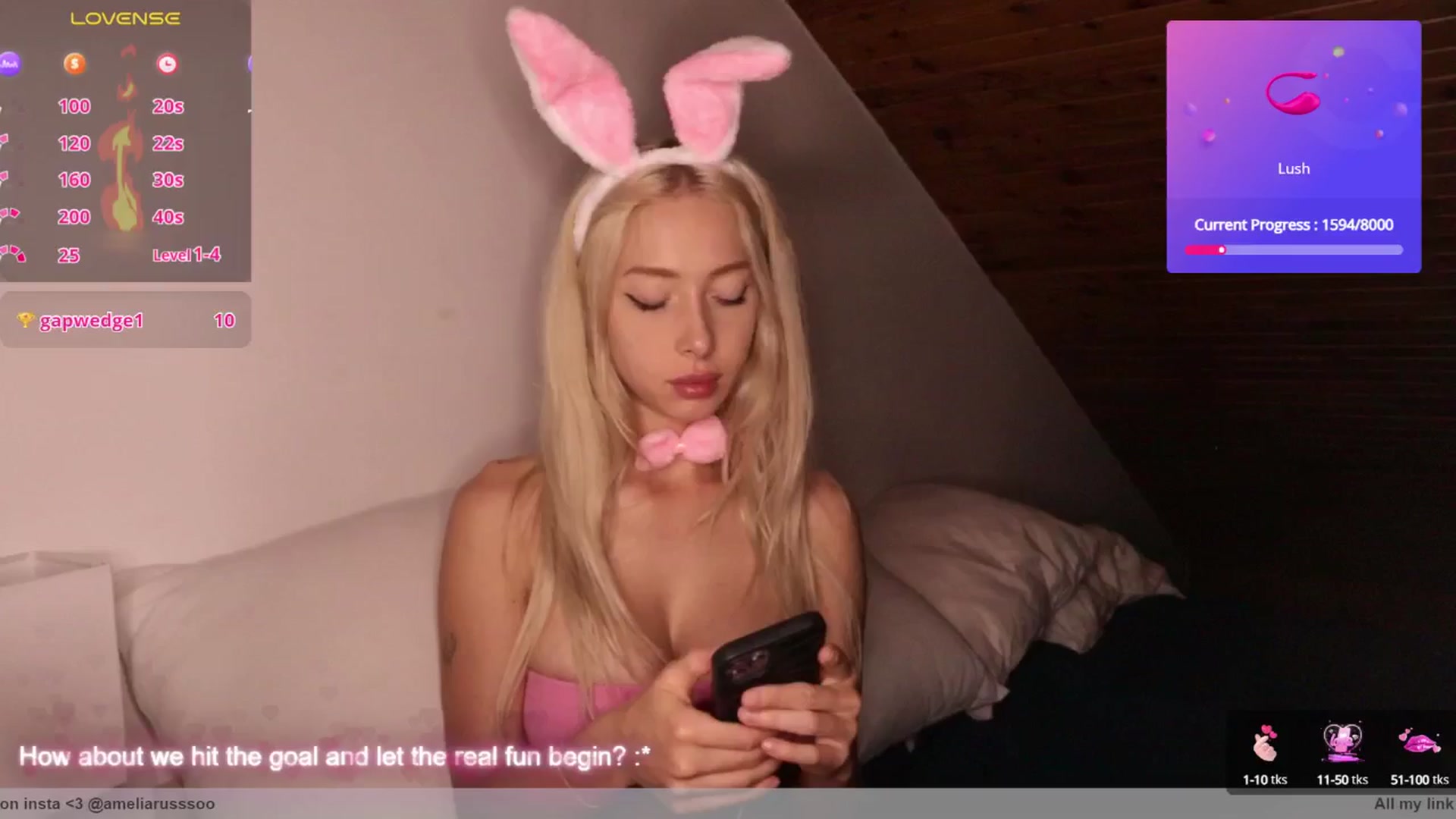 Gallery image thumbnail from AmeliaRussso's myfreecams stream on, 06/24/2025, 20:16 image 5 of 20