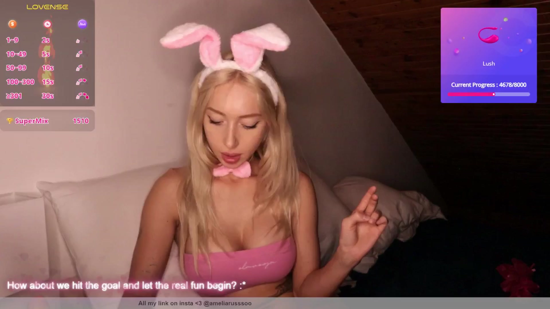 Gallery image thumbnail from AmeliaRussso's myfreecams stream on, 06/24/2025, 23:10 image 6 of 20