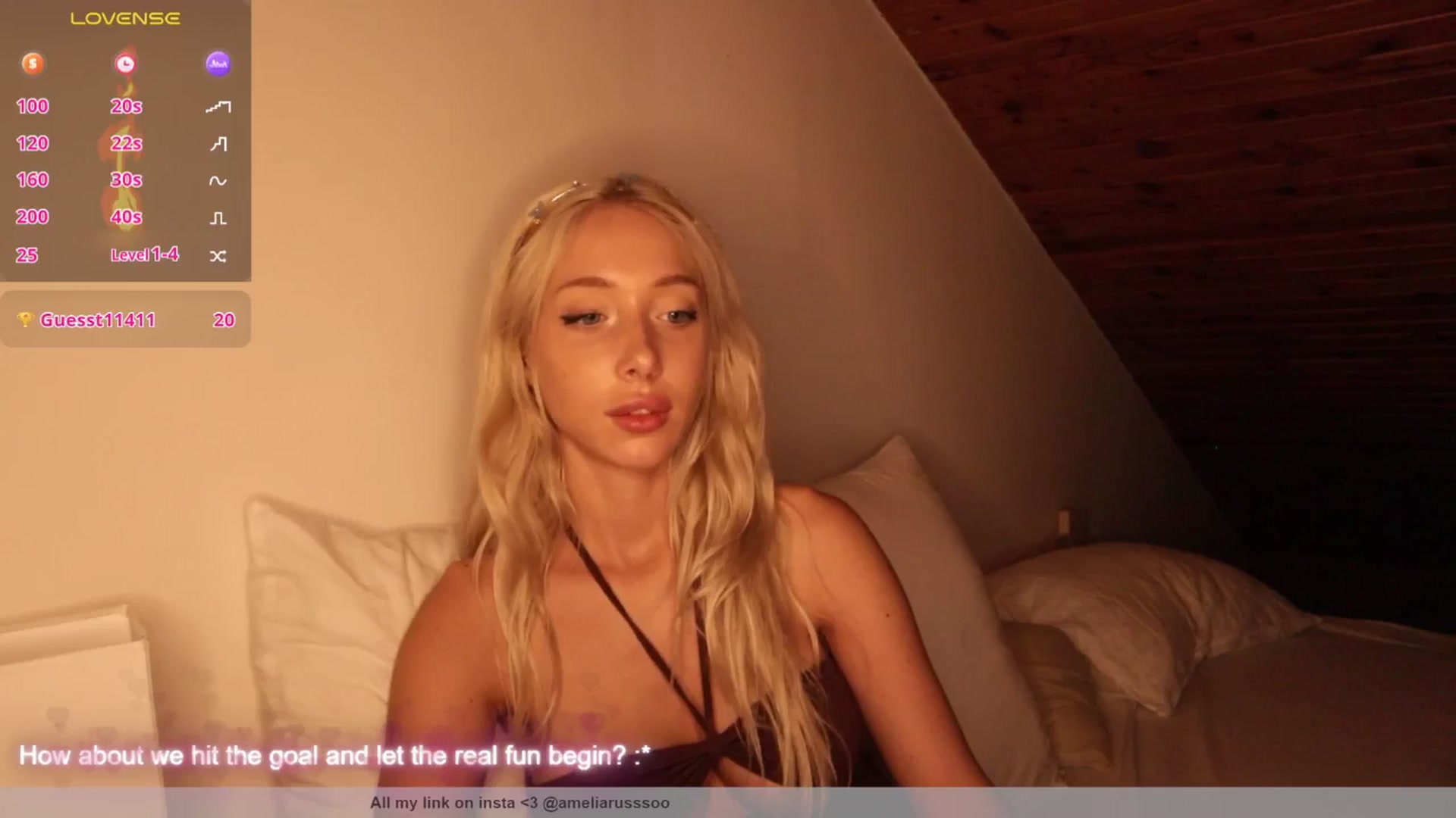 Gallery image thumbnail from AmeliaRussso's myfreecams stream on, 06/25/2025, 21:01 image 7 of 20