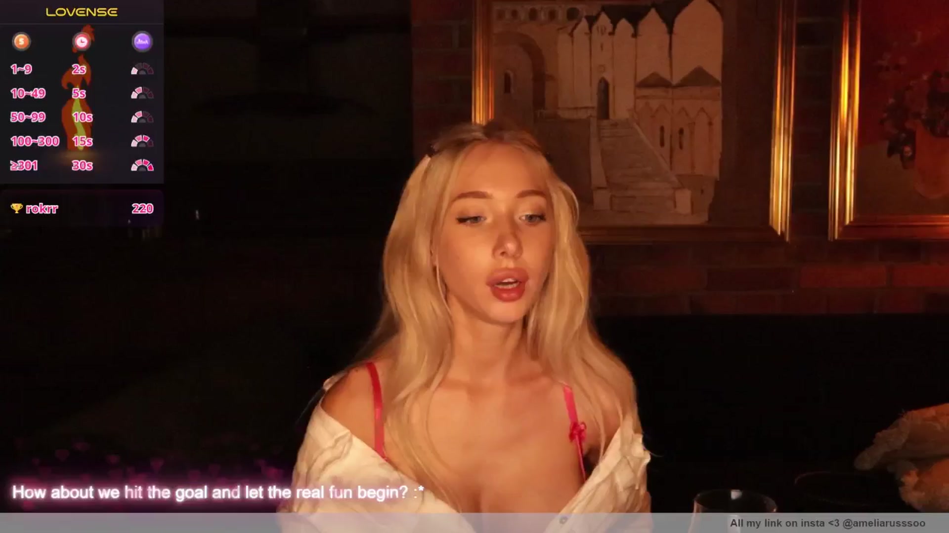 Gallery image thumbnail from AmeliaRussso's myfreecams stream on, 06/27/2025, 20:34 image 12 of 20