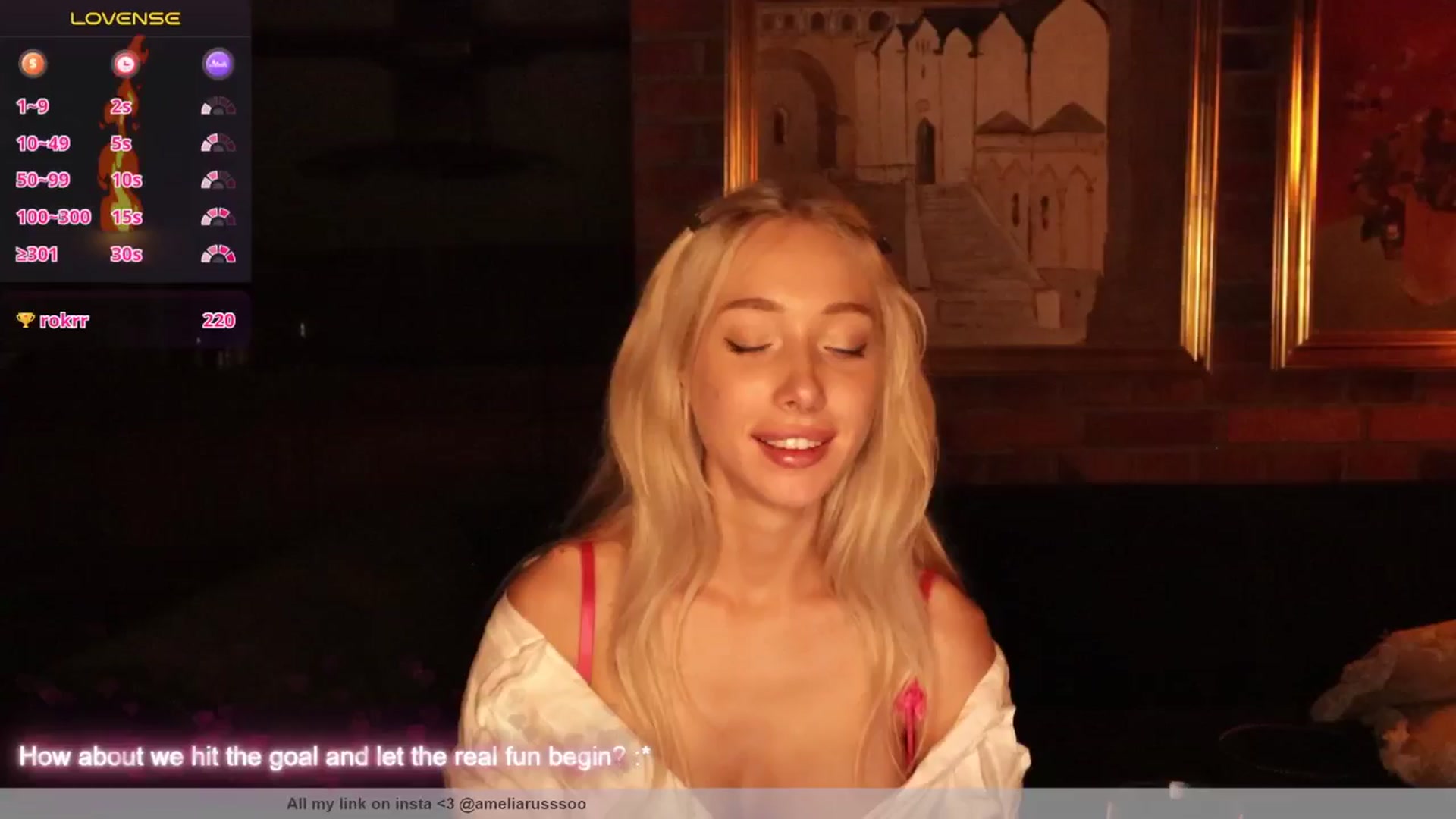 Gallery image thumbnail from AmeliaRussso's myfreecams stream on, 06/27/2025, 20:34 image 10 of 20