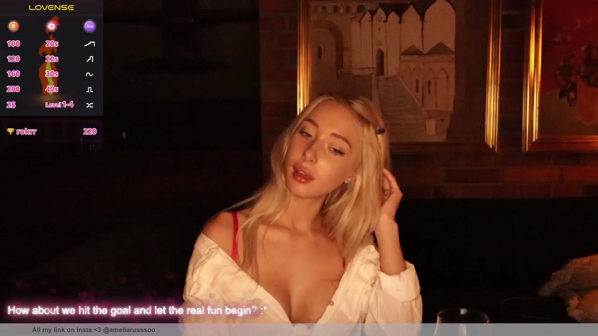 Gallery image thumbnail from AmeliaRussso's myfreecams stream on, 06/27/2025, 20:34 image 13 of 20