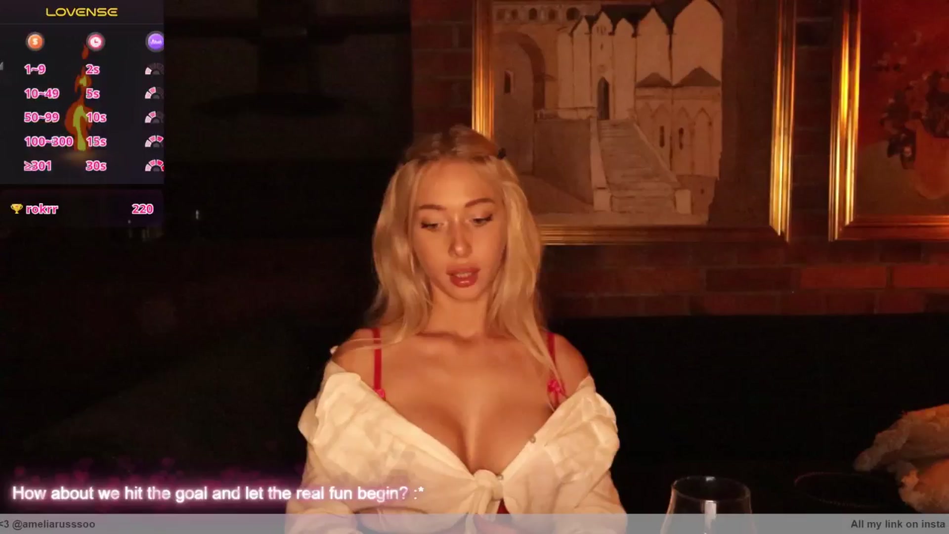 Gallery image thumbnail from AmeliaRussso's myfreecams stream on, 06/27/2025, 20:34 image 2 of 20