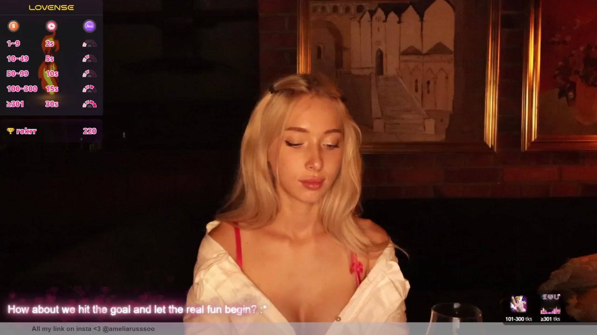 Gallery image thumbnail from AmeliaRussso's myfreecams stream on, 06/27/2025, 20:34 image 20 of 20