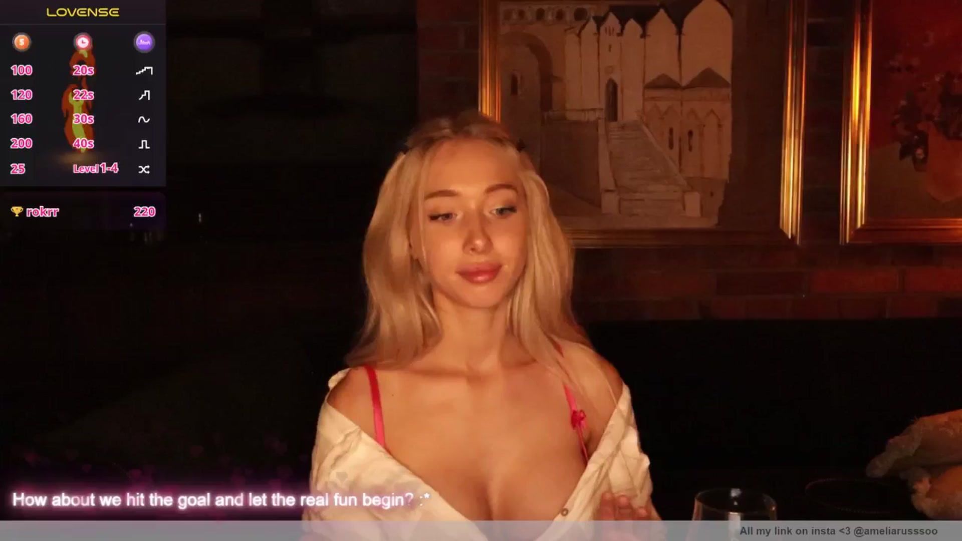 Gallery image thumbnail from AmeliaRussso's myfreecams stream on, 06/27/2025, 20:34 image 19 of 20