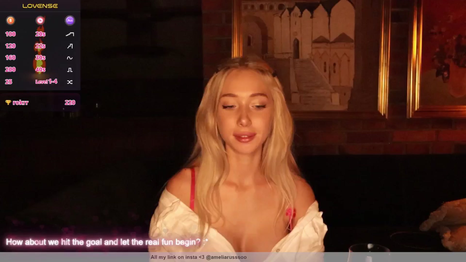 Gallery image thumbnail from AmeliaRussso's myfreecams stream on, 06/27/2025, 20:34 image 7 of 20