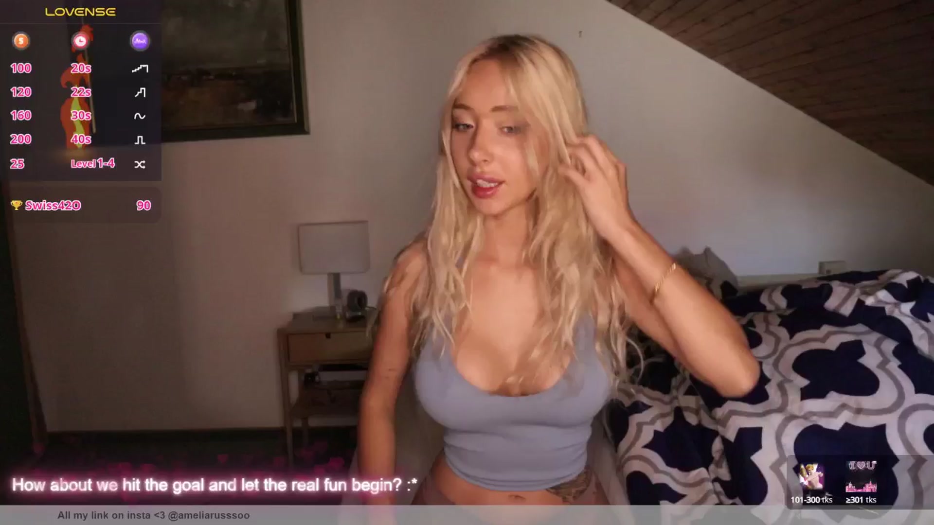 Gallery image thumbnail from AmeliaRussso's myfreecams stream on, 07/05/2025, 10:26 image 1 of 20
