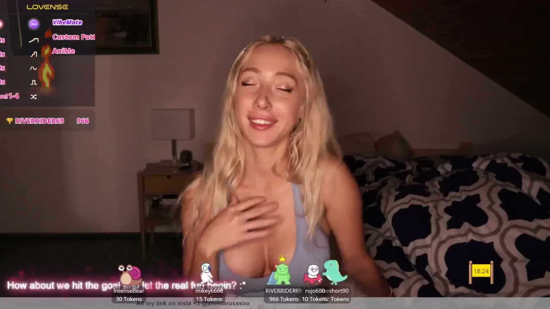 Gallery image thumbnail from AmeliaRussso's myfreecams stream on, 07/05/2025, 21:04 image 13 of 20