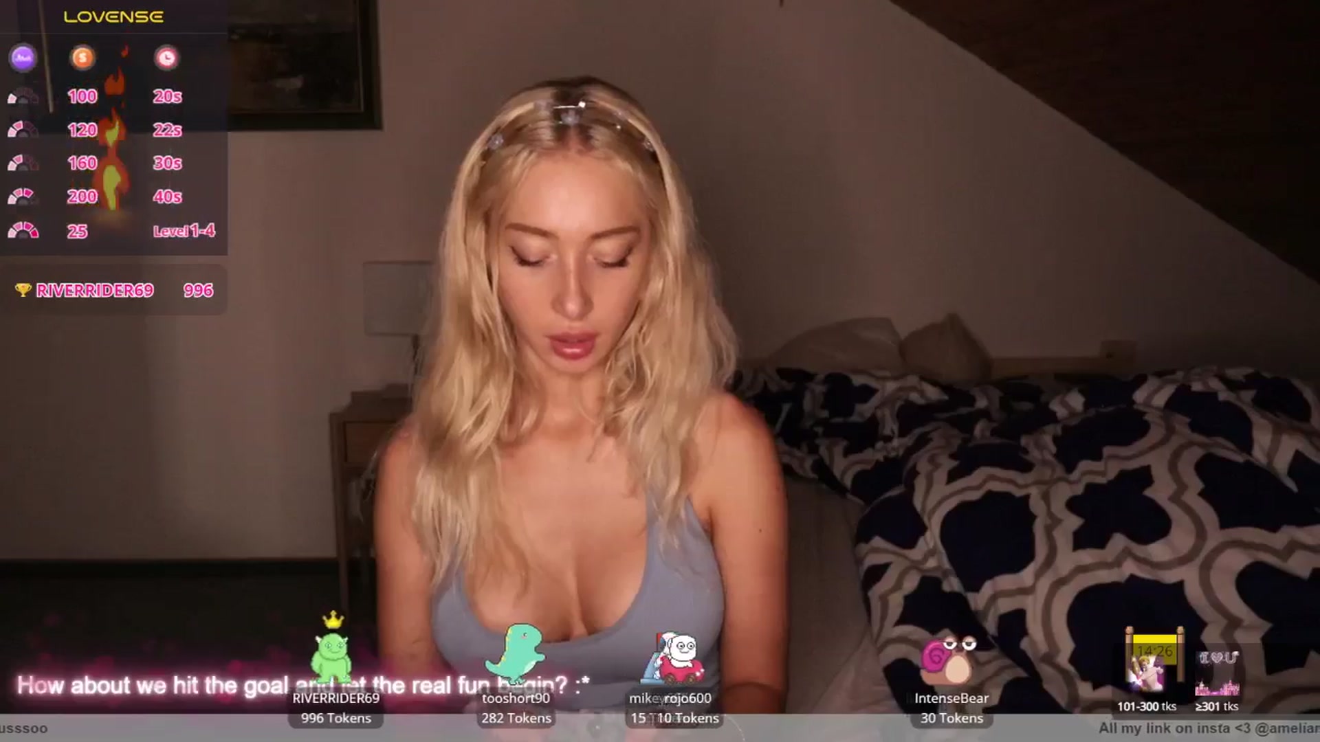 Gallery image thumbnail from AmeliaRussso's myfreecams stream on, 07/05/2025, 21:04 image 15 of 20