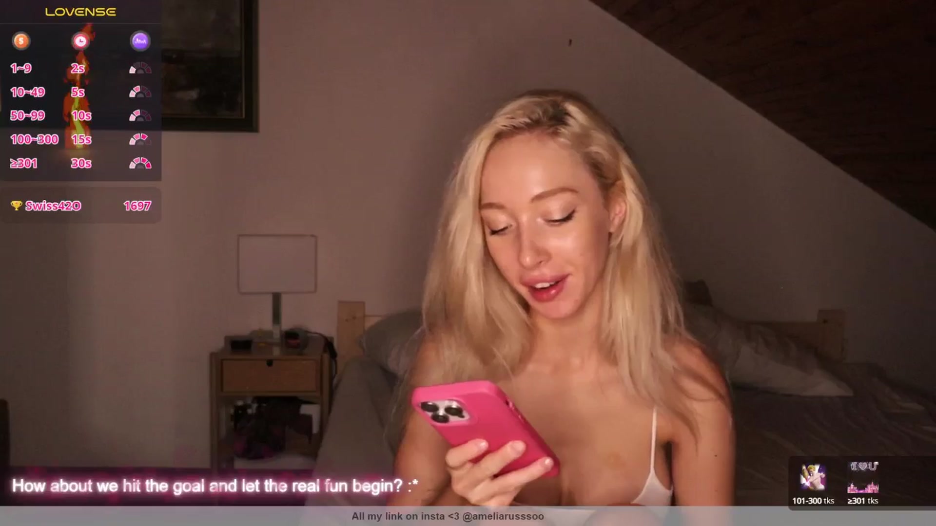 Gallery image thumbnail from AmeliaRussso's myfreecams stream on, 07/11/2025, 21:19 image 7 of 20