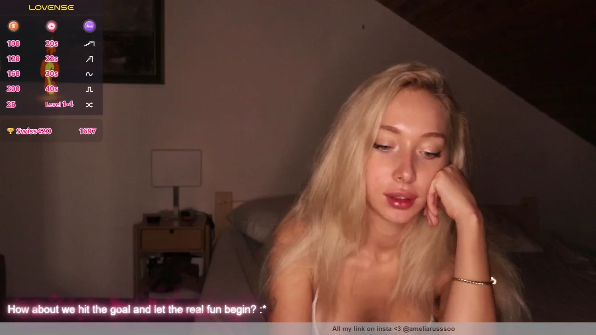 Gallery image thumbnail from AmeliaRussso's myfreecams stream on, 07/11/2025, 21:19 image 6 of 20